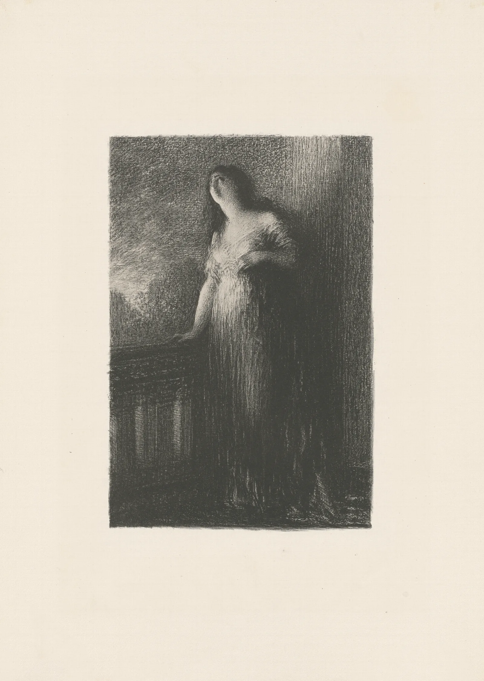 Romeo Et Juliette Confidence A La Nuit Wall Art by Henri Fantin-Latour - Canvas Print