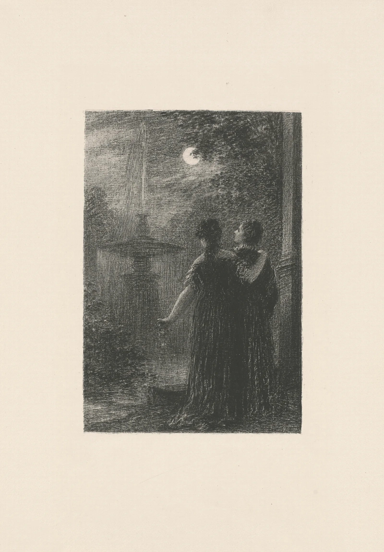 Beatrice Et Benedict Acte Ier Nocturne Wall Art by Henri Fantin-Latour - Canvas Print
