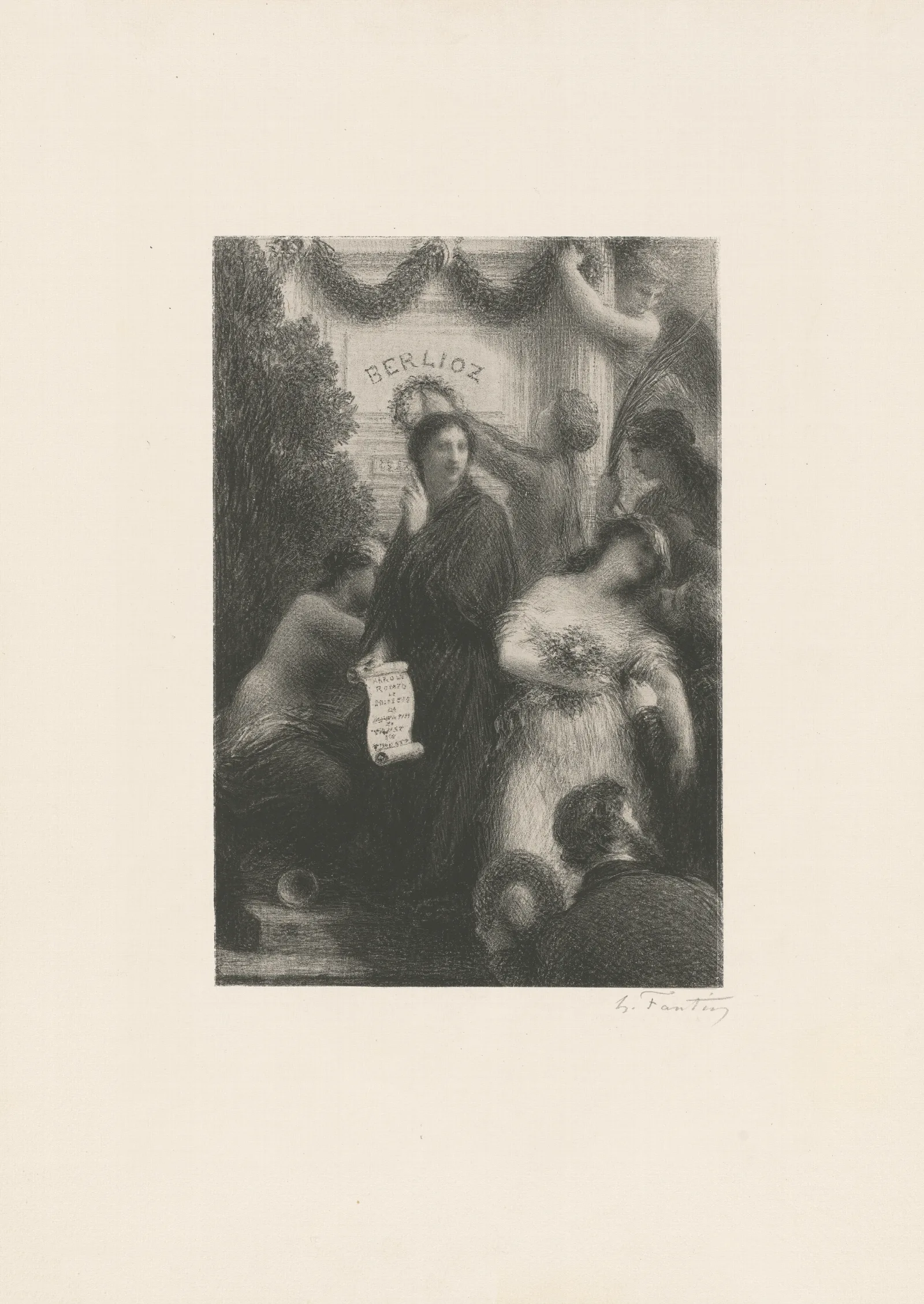 Apotheose 5 Wall Art by Henri Fantin-Latour - Canvas Print