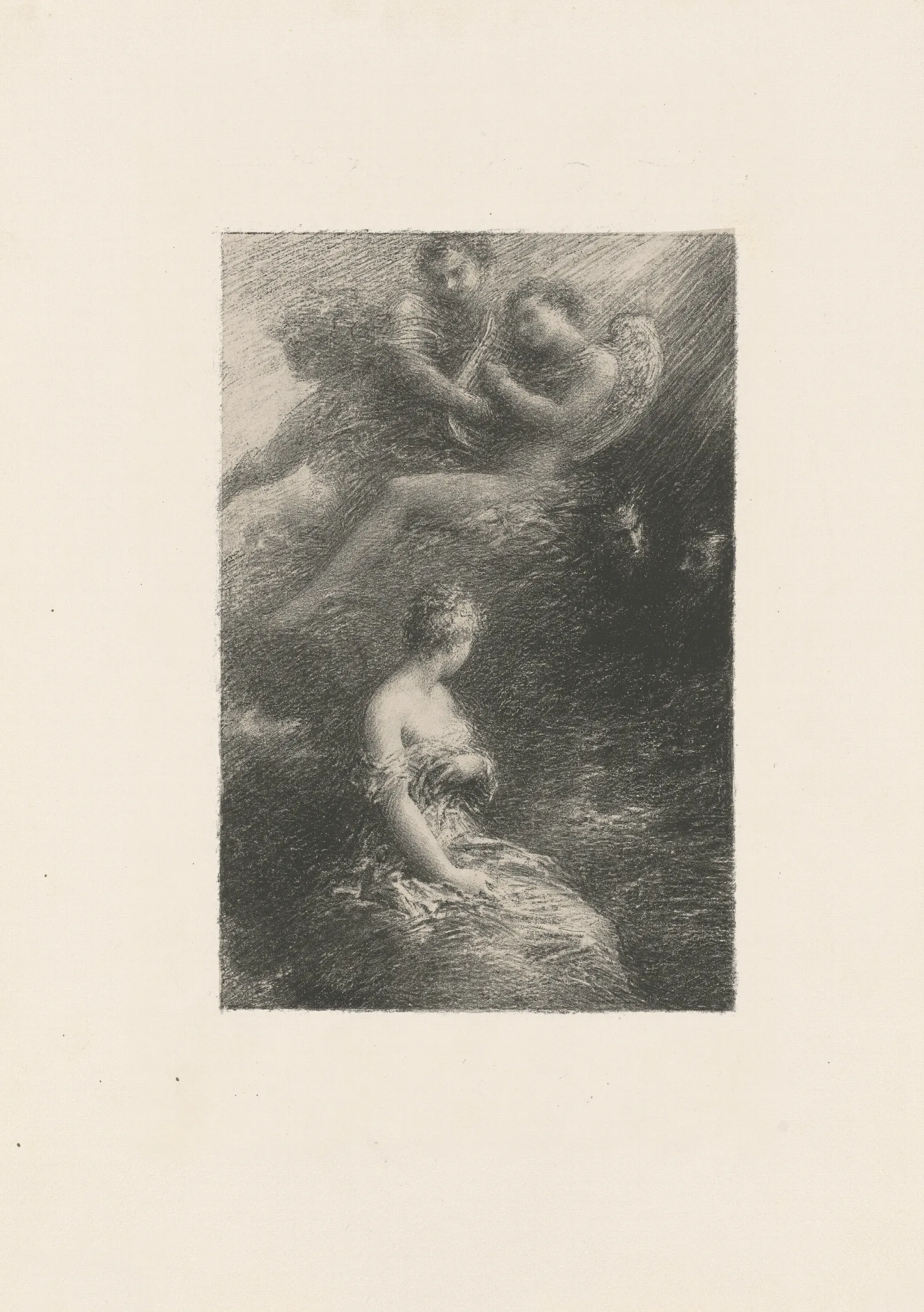 La Damnation De Faust Apparition De Marguerite Wall Art by Henri Fantin-Latour - Canvas Print