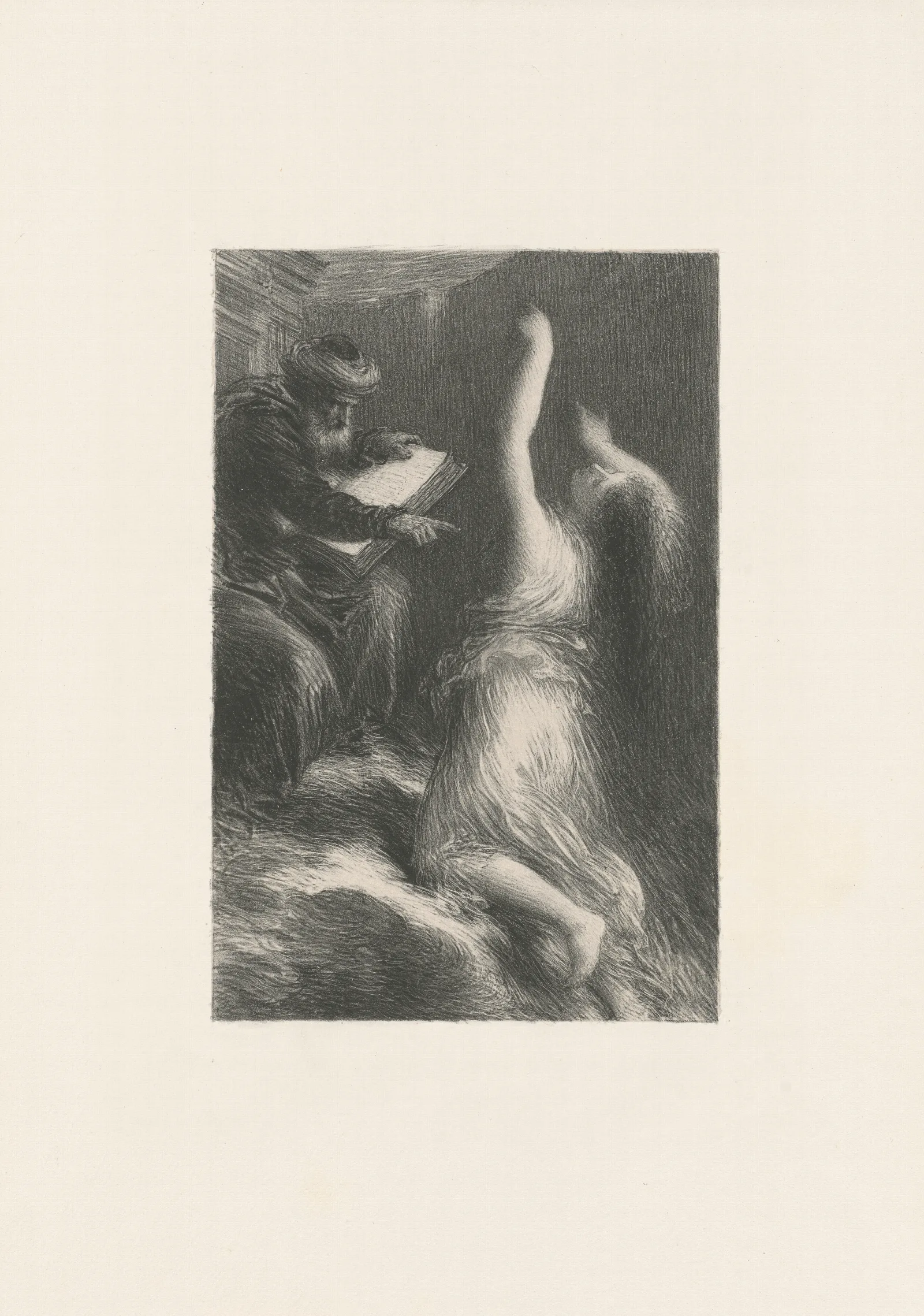 Parsifal Acte Ii Evocation De Kundry Wall Art by Henri Fantin-Latour - Canvas Print