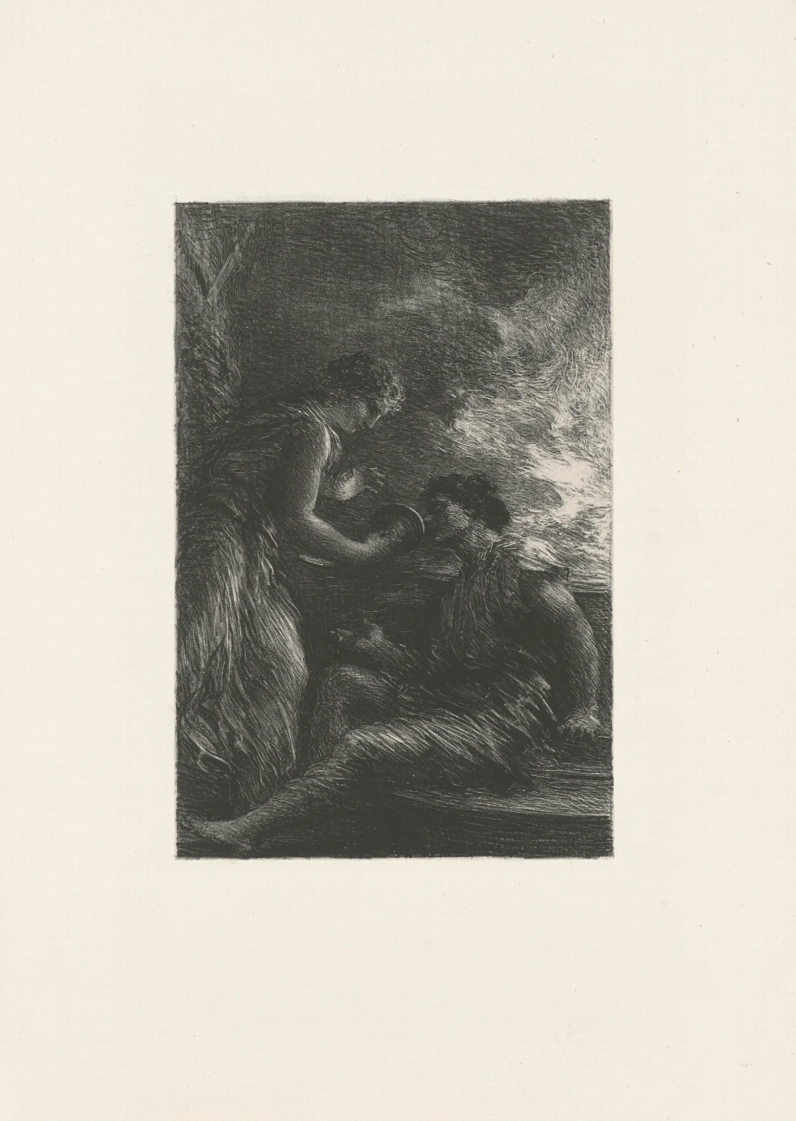 La Valkyrie Acte 1re Sieglinde Et Siegmund Wall Art by Henri Fantin-Latour - Canvas Print