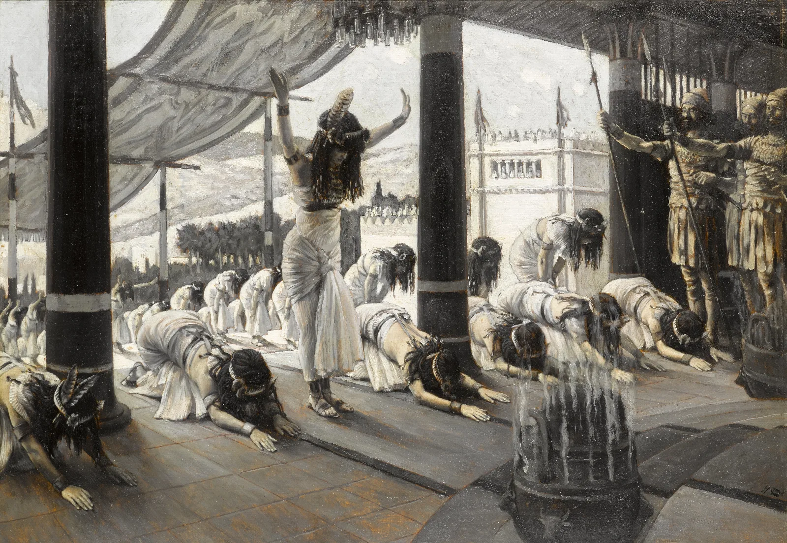 The Queen Of Sheba Visits Solomon 2 Wall Art by James Tissot - Canvas Print