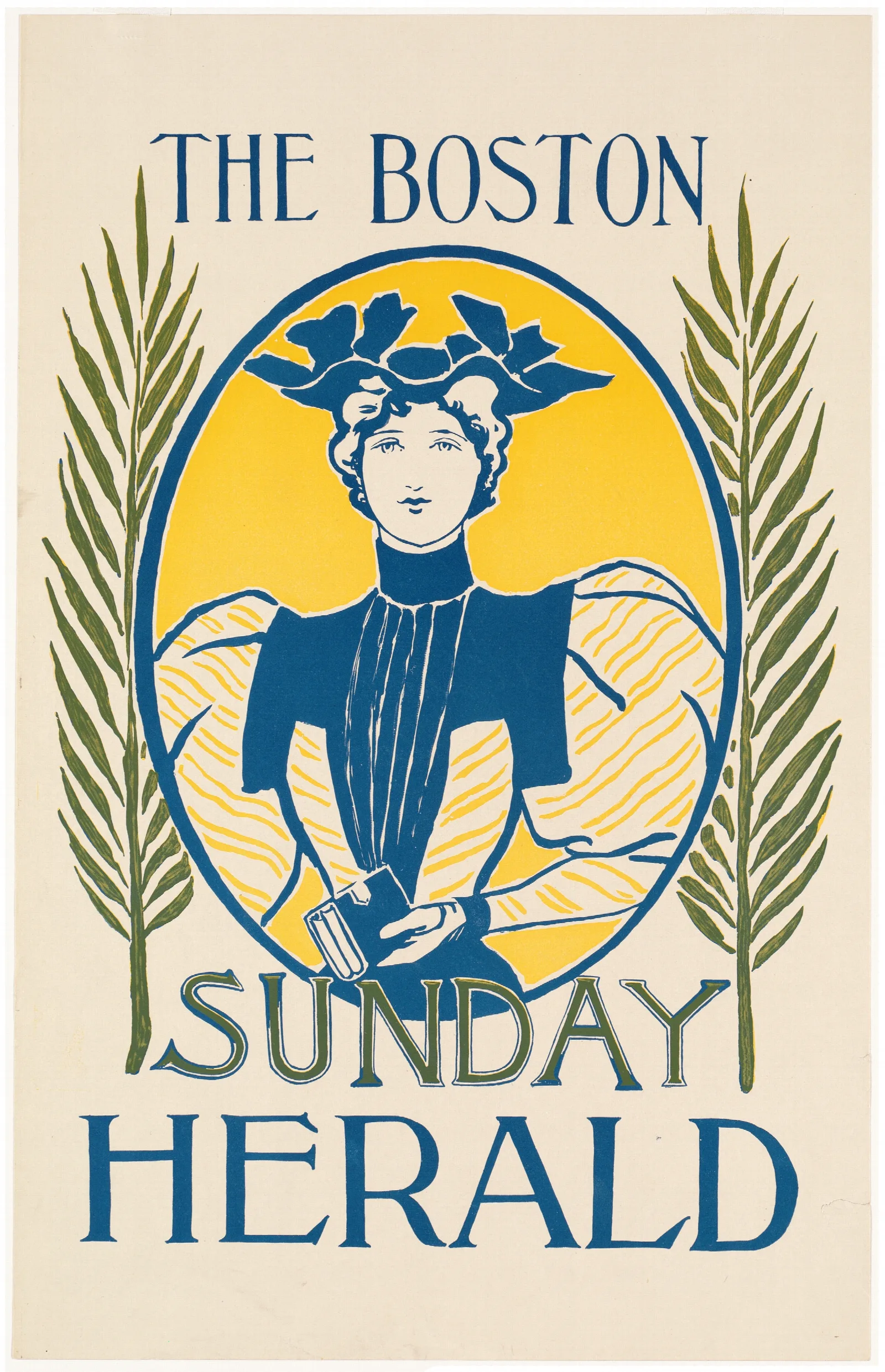 The Boston Sunday Herald Wall Art by Will Bradley - Canvas Print