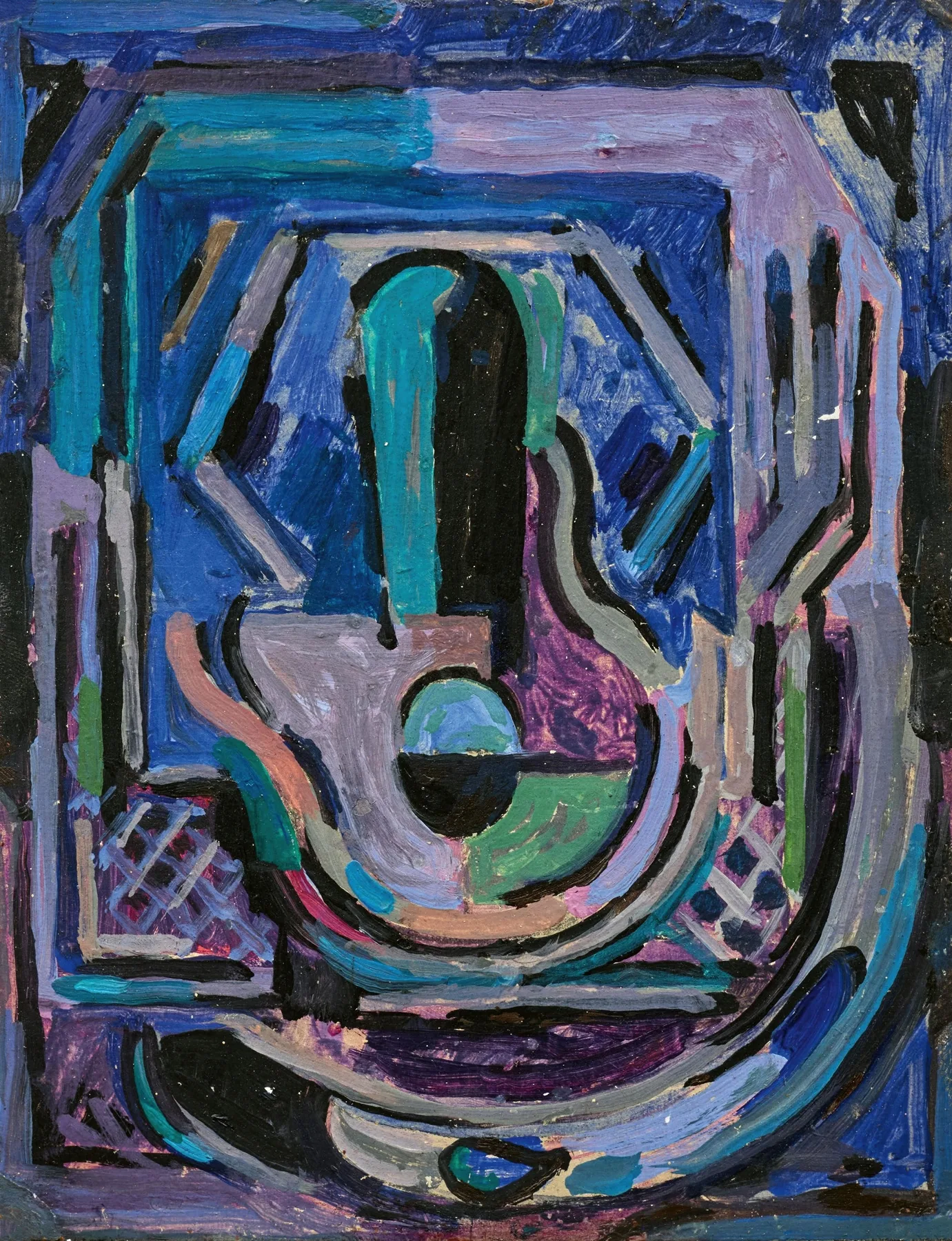Composition 58 Wall Art by Albert Gleizes - Canvas Print