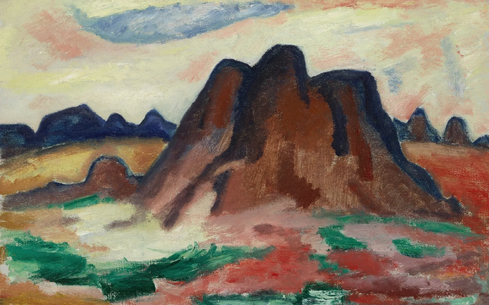 New Mexico Landscape Wall Art by Marsden Hartley - Canvas Print