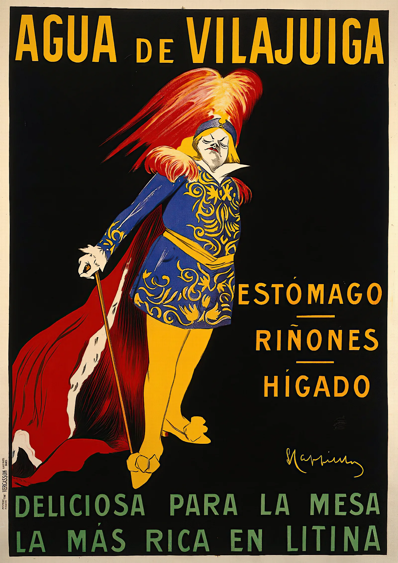 Agua De Vilajuiga Wall Art by Leonetto Cappiello - Canvas Print