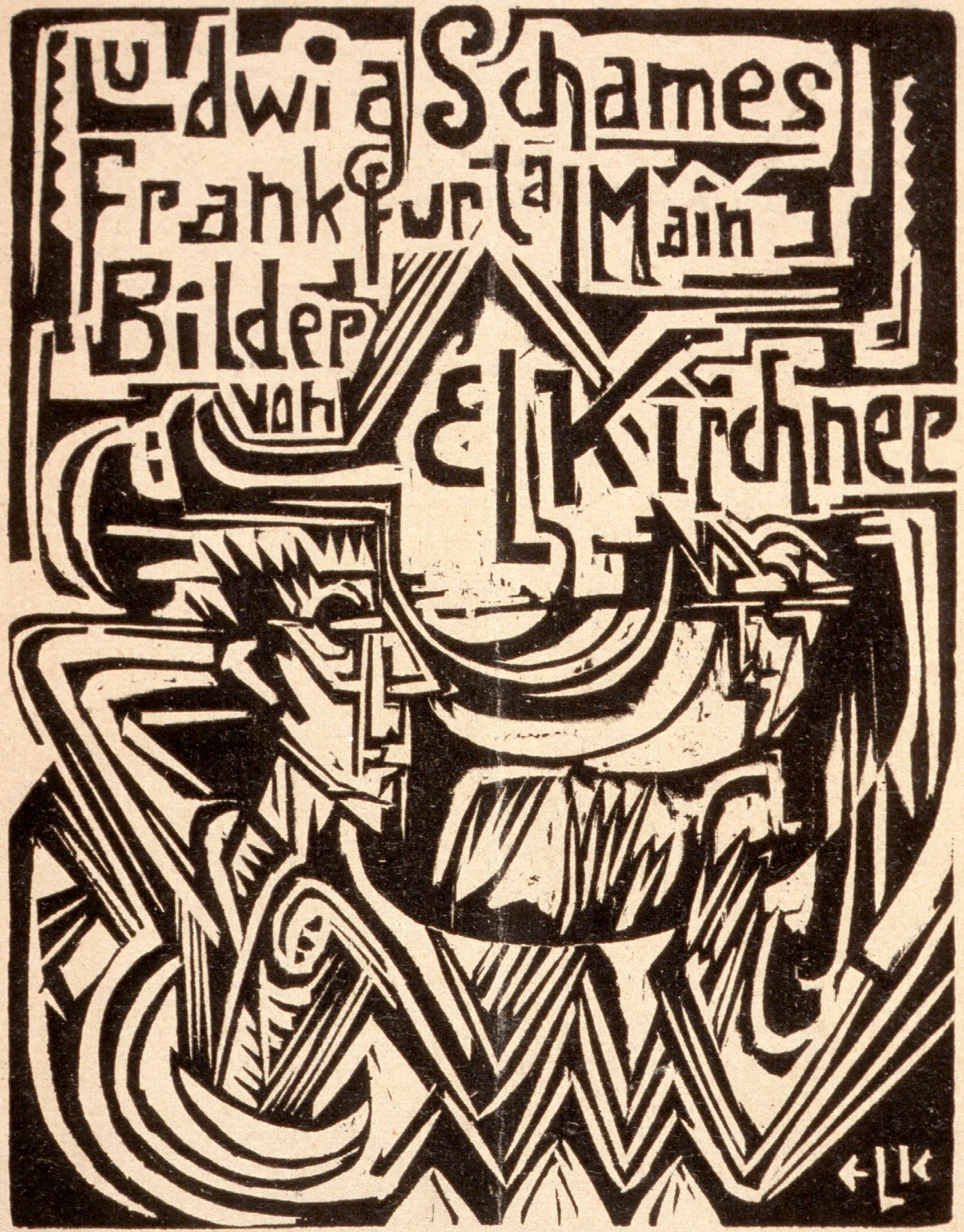 Ludwig Schames Frankfurt Am Main Wall Art by Ernst Ludwig Kirchner - Canvas Print