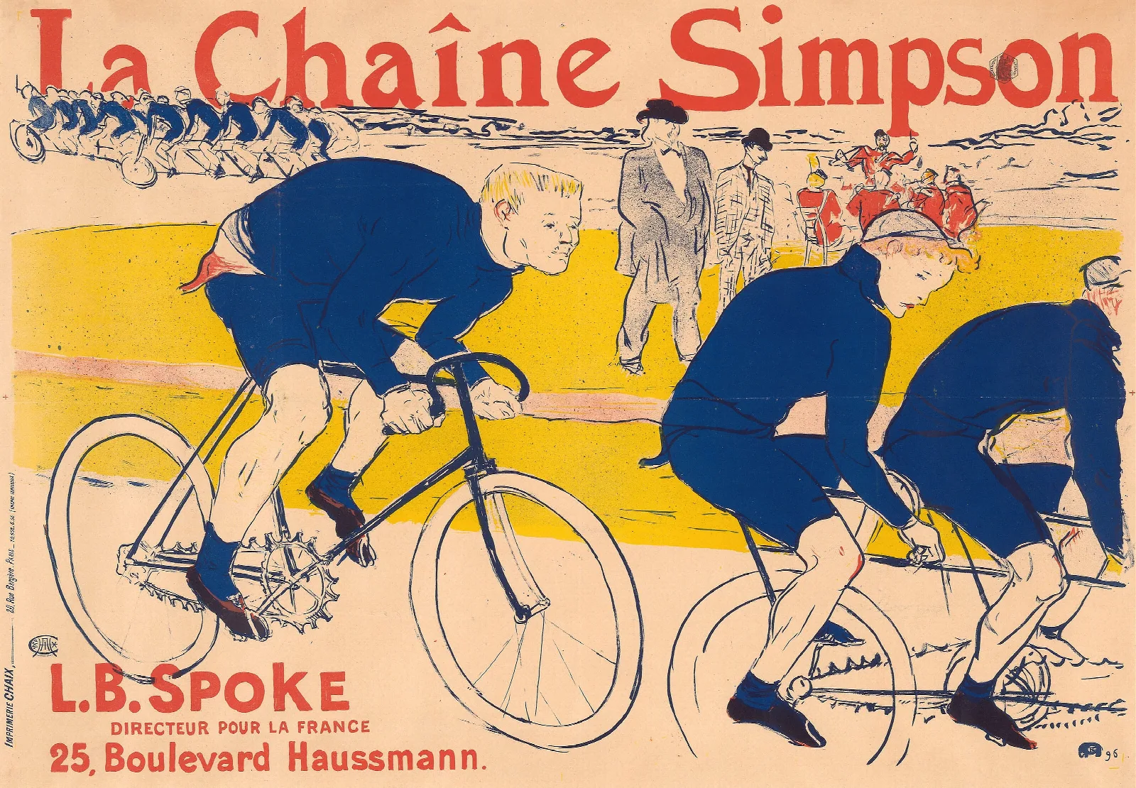 The Simpson Wall Art by Henri de Toulouse-Lautrec - Canvas Print