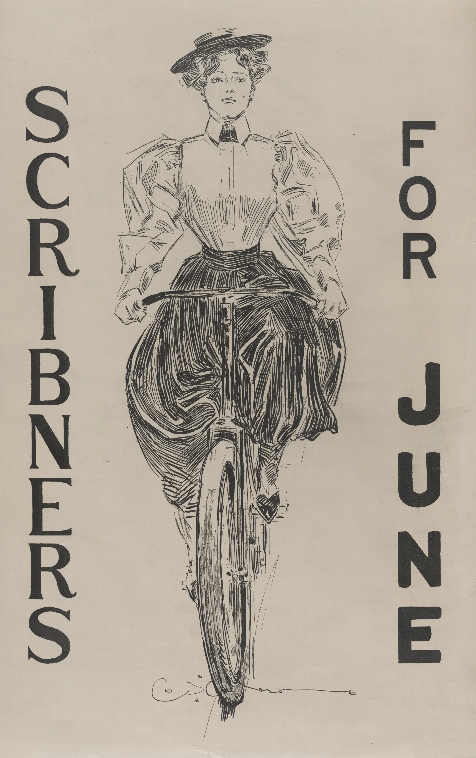 Scribners For June Wall Art by Charles Dana Gibson - Canvas Print