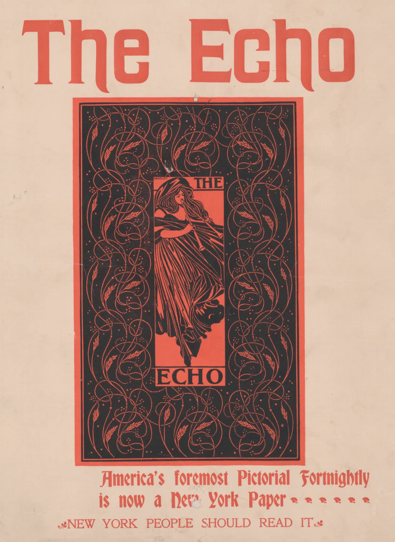 The Echo 2 Wall Art by Will Bradley - Canvas Print