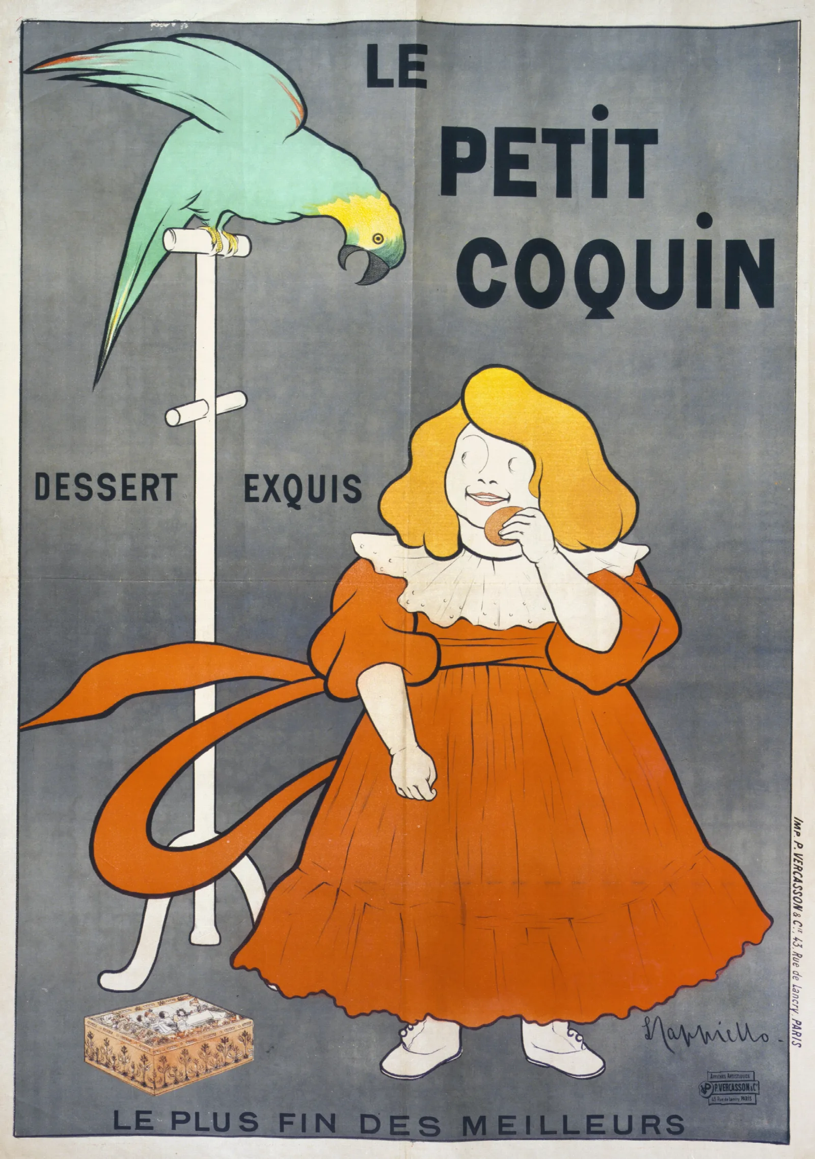 Le Petit Coquin Dessert Exquis Wall Art by Leonetto Cappiello - Canvas Print