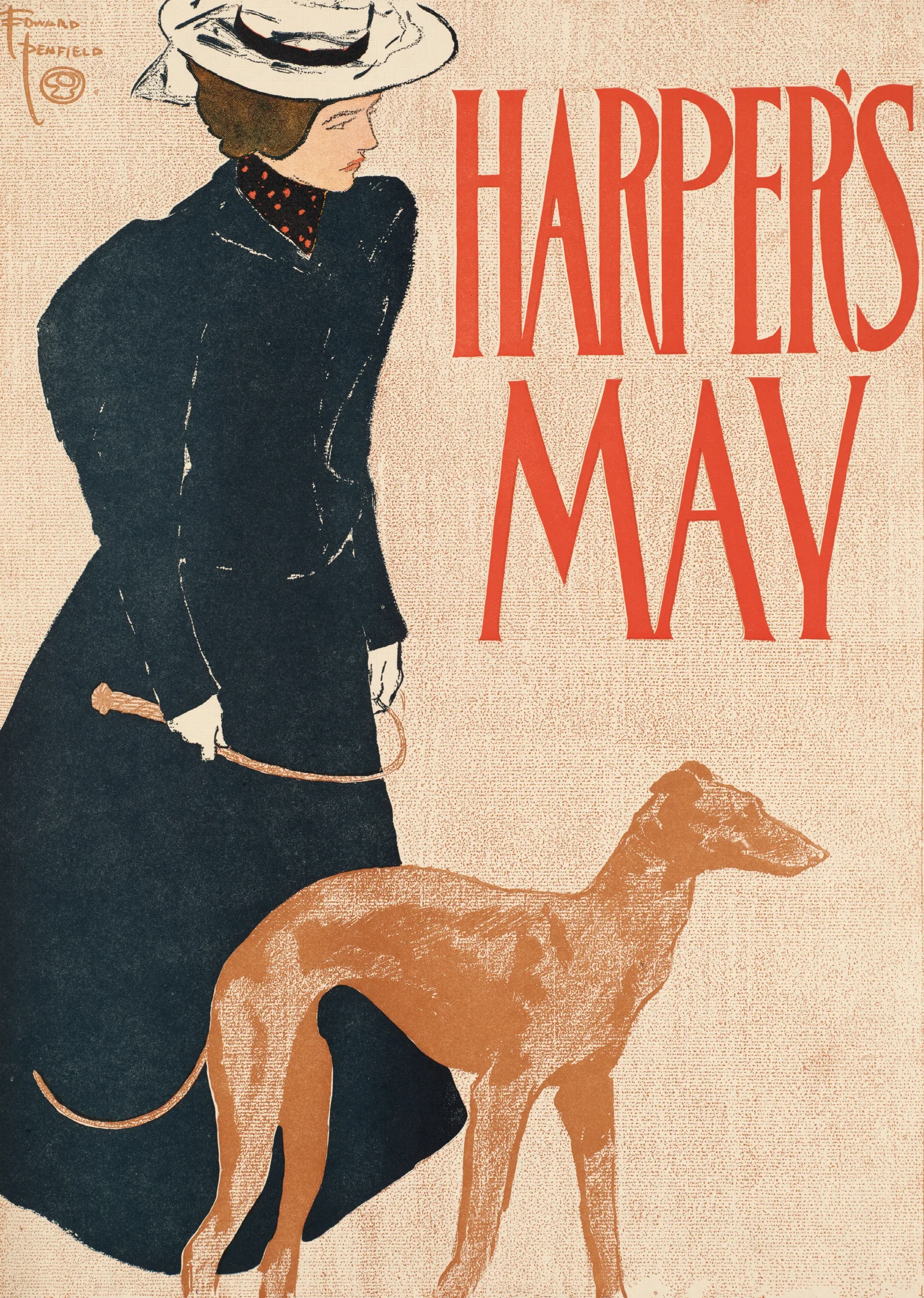 Harpers May 2 Wall Art by Edward Penfield - Canvas Print