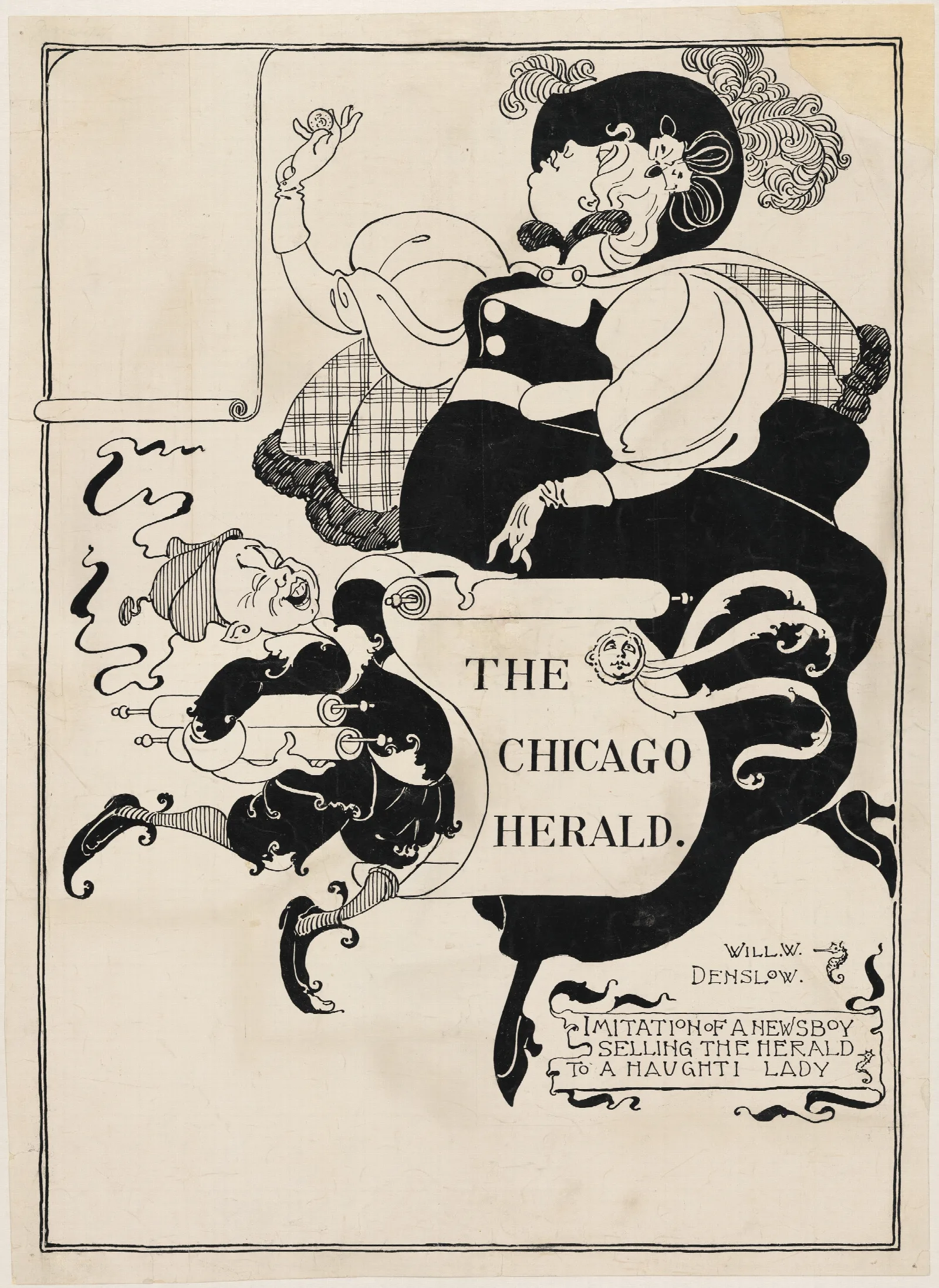 The Chicago Herald Wall Art by William Wallace Denslow - Canvas Print