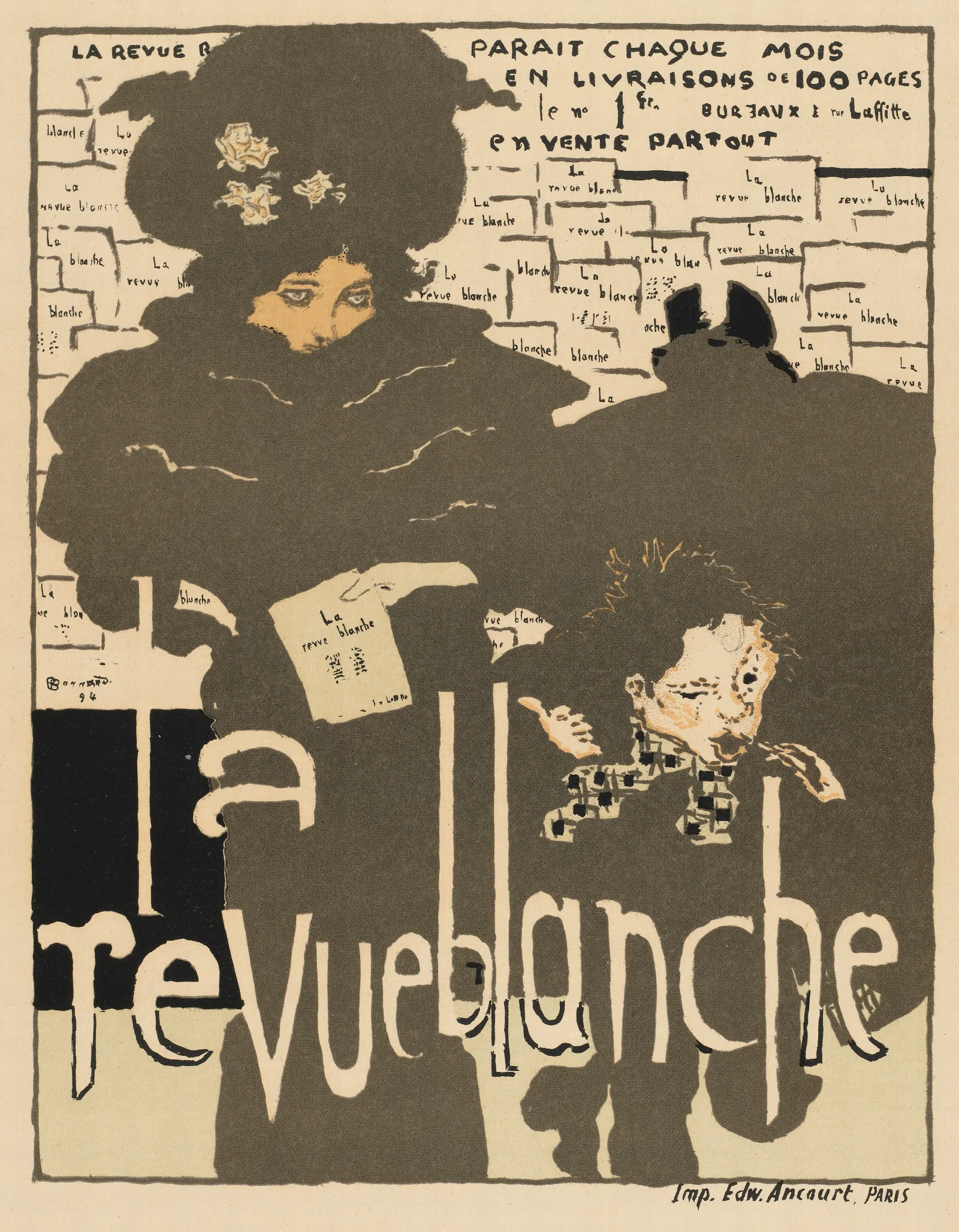 La Revue Blanche Wall Art by Pierre Bonnard - Canvas Print