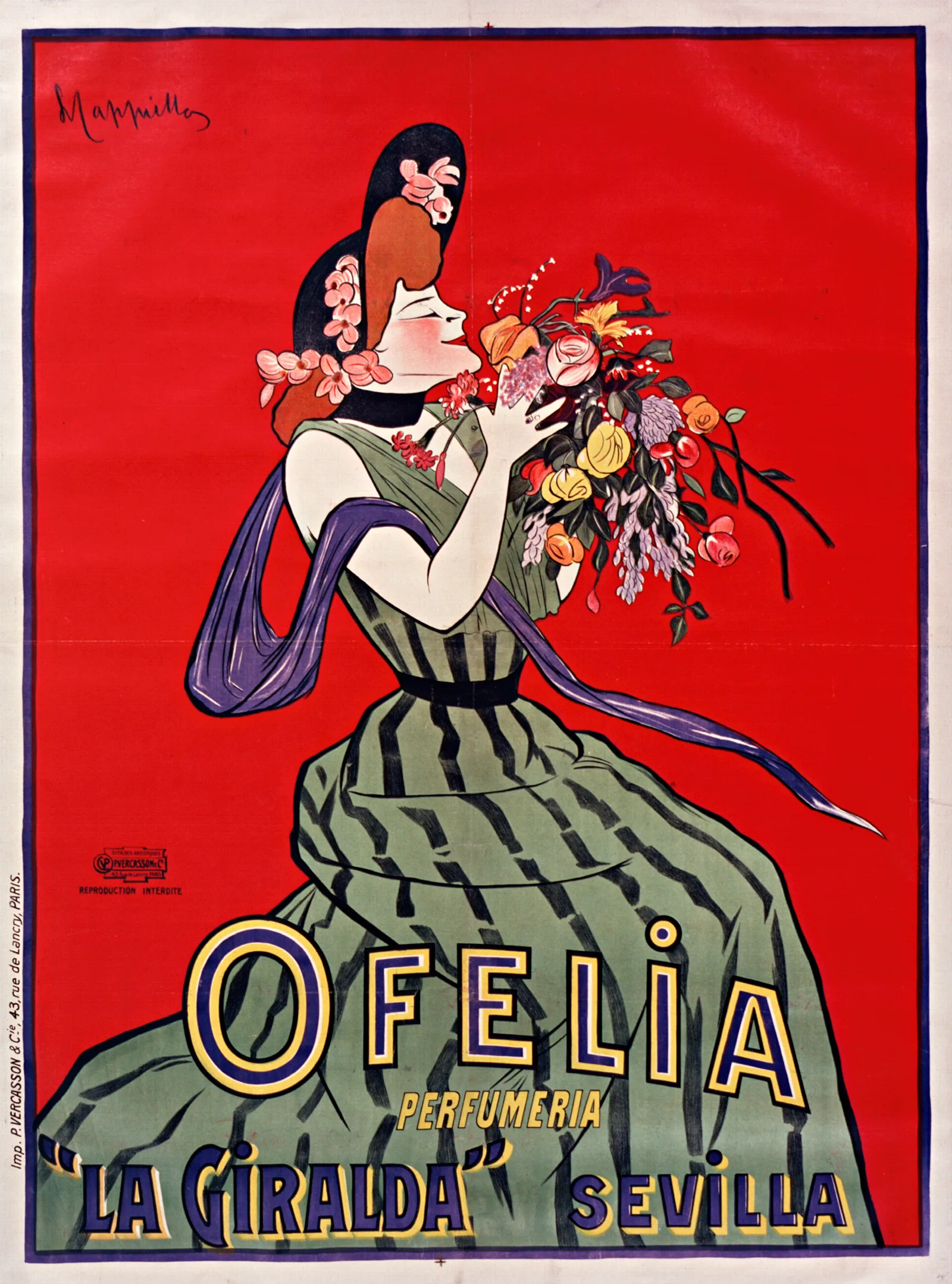 Ofelia Perfumeria La Giralda Sevilla Wall Art by Leonetto Cappiello - Canvas Print