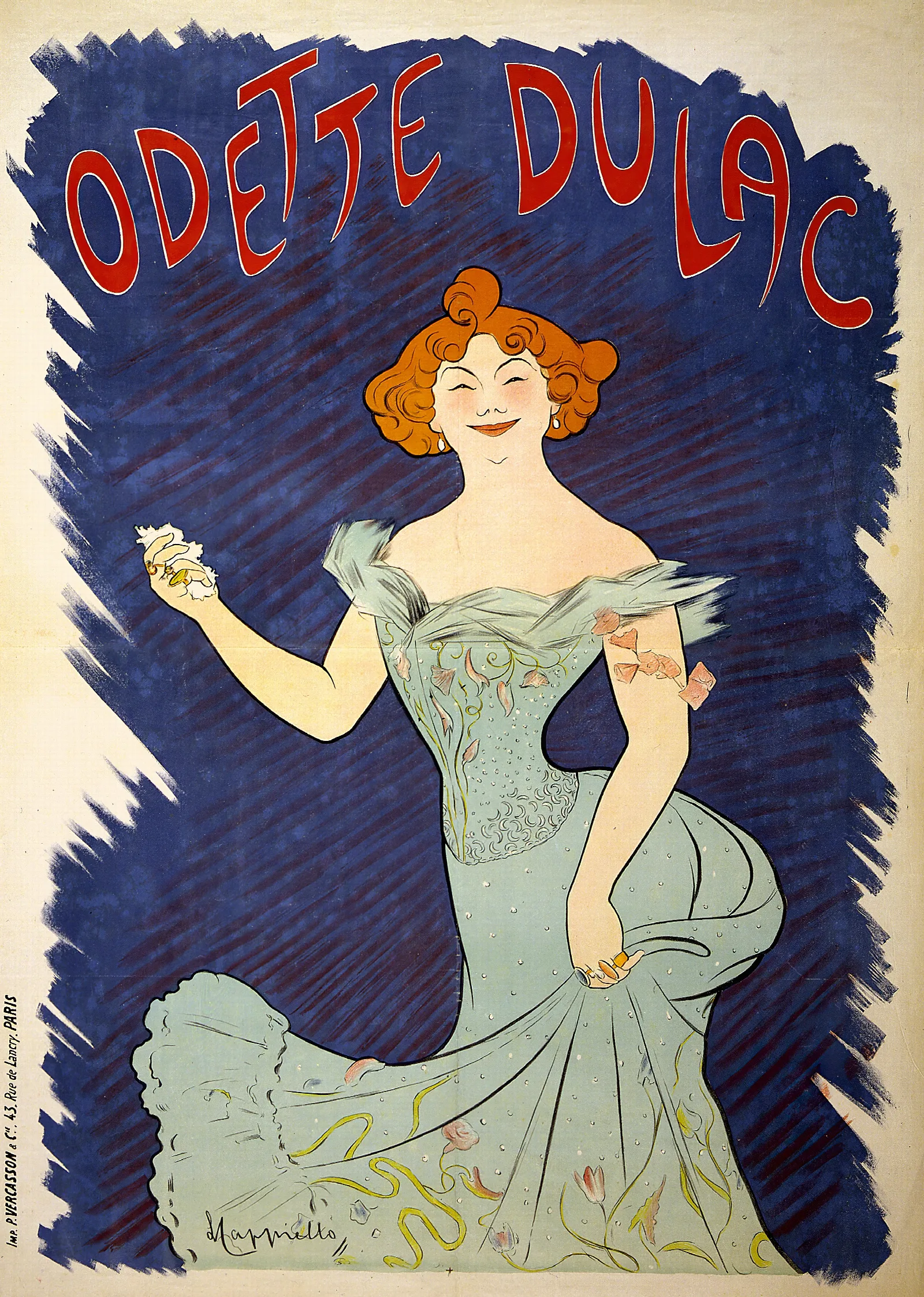 Odette Dulac Wall Art by Leonetto Cappiello - Canvas Print