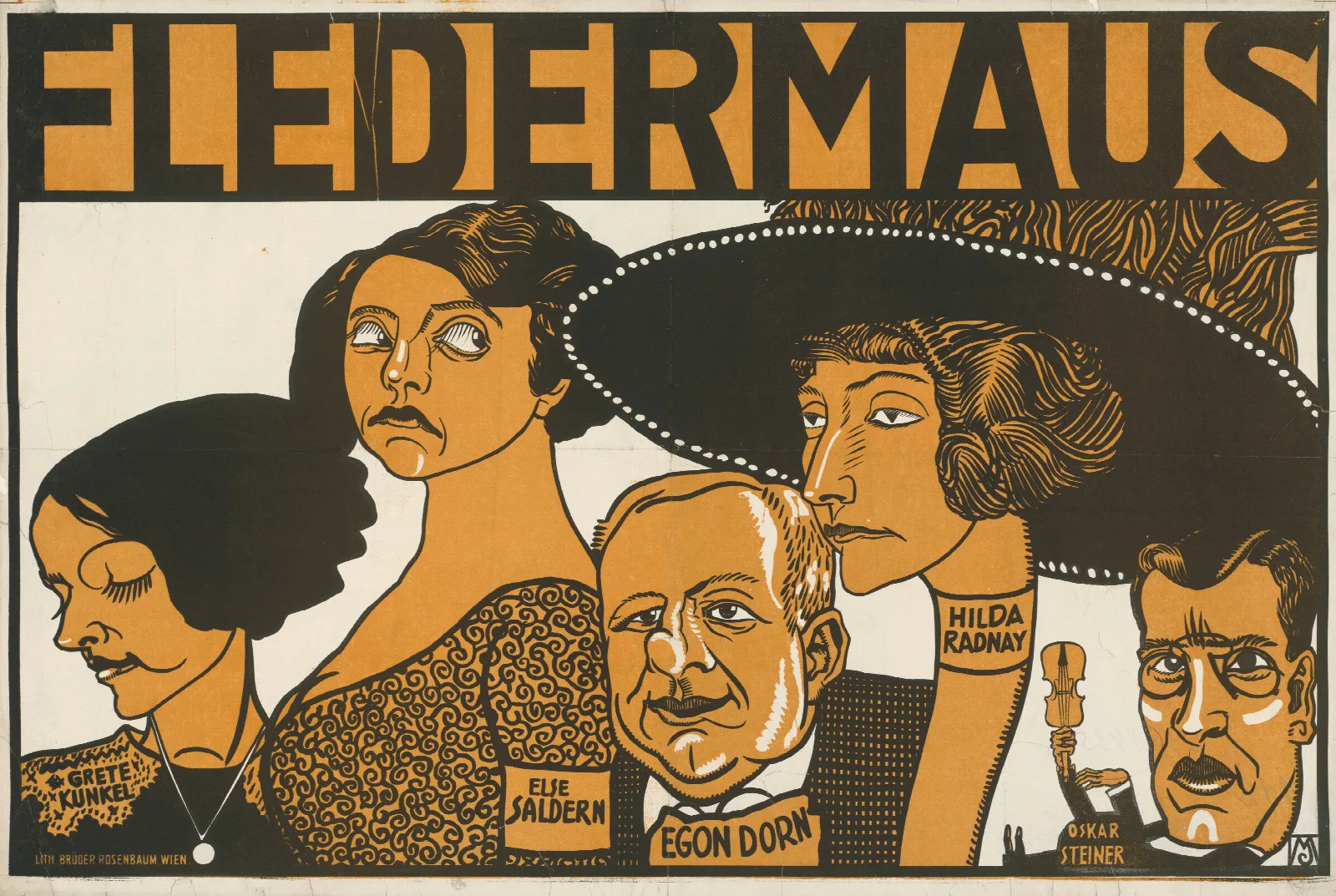 Fledermaus Wall Art by Moriz Jung - Canvas Print