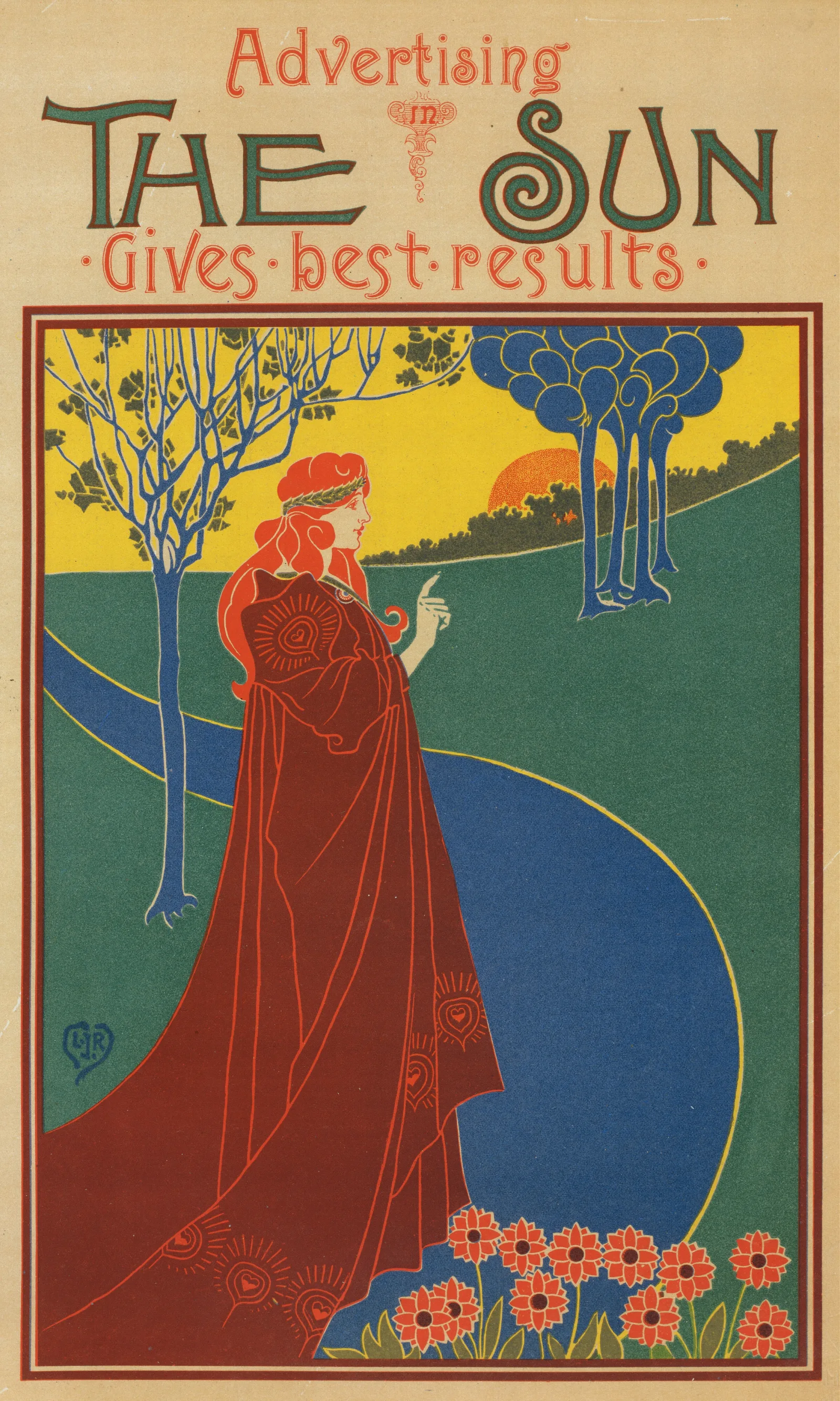 The Sun Gives Good Results Wall Art by Louis Rhead - Canvas Print