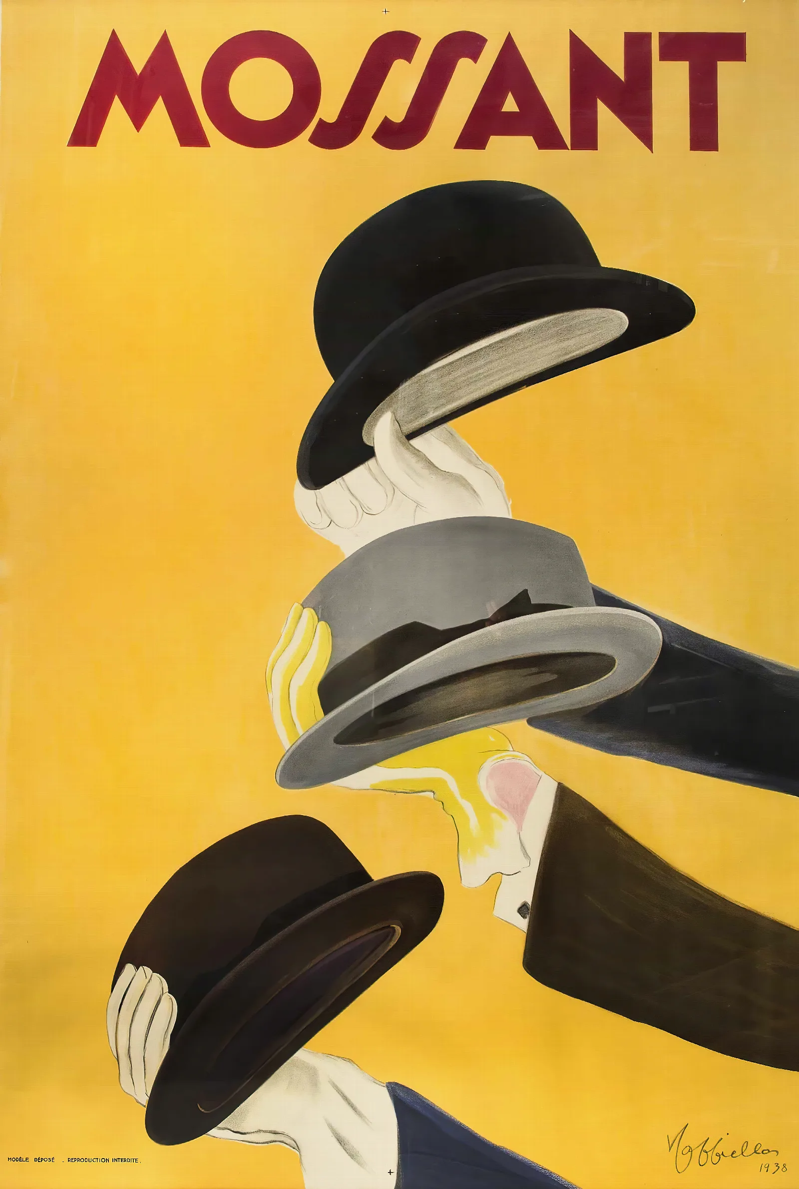 Mossant Wall Art by Leonetto Cappiello - Canvas Print