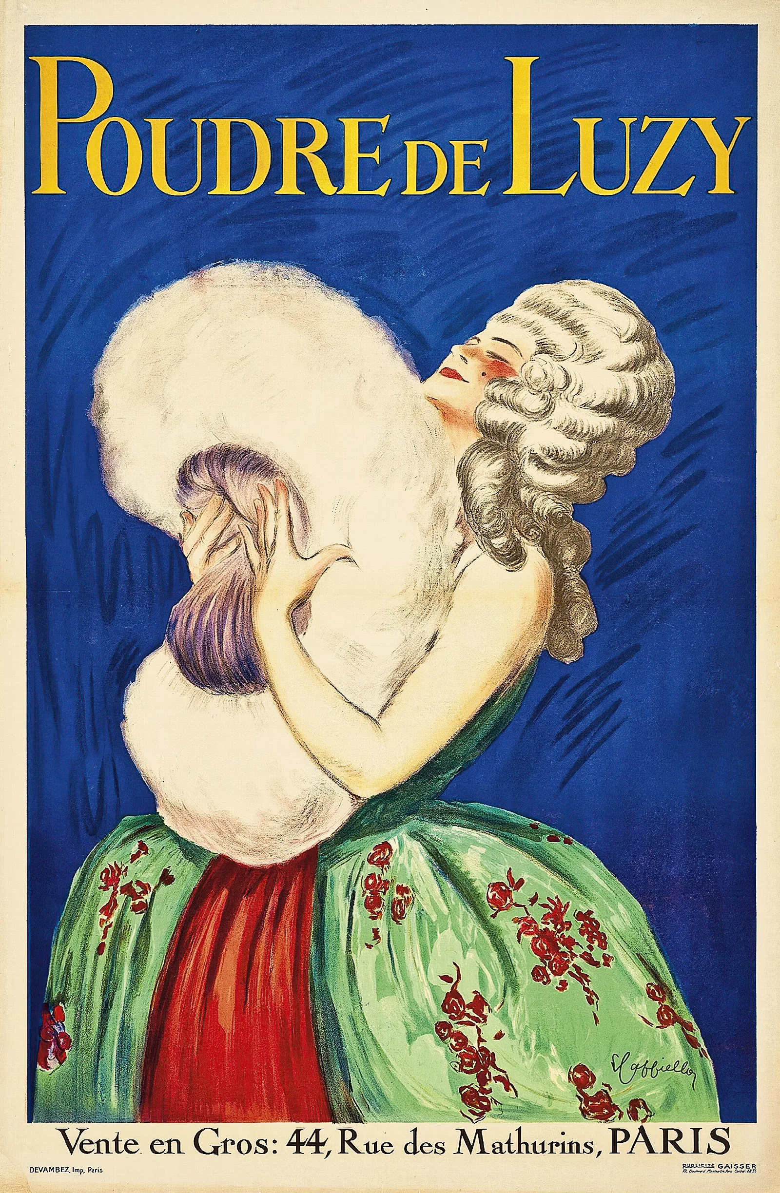 Poudre De Luzy Wall Art by Leonetto Cappiello - Canvas Print