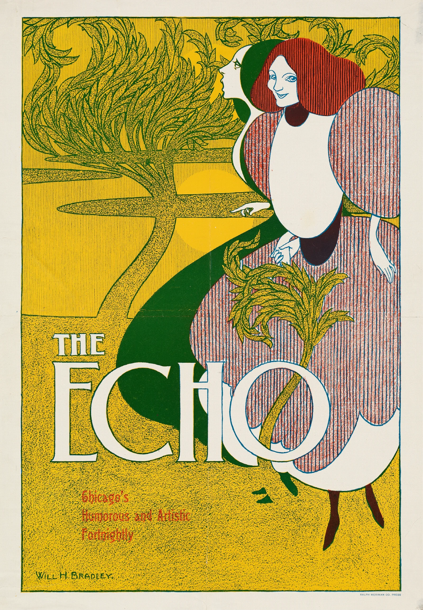 The Echo Wall Art by Will Bradley - Canvas Print