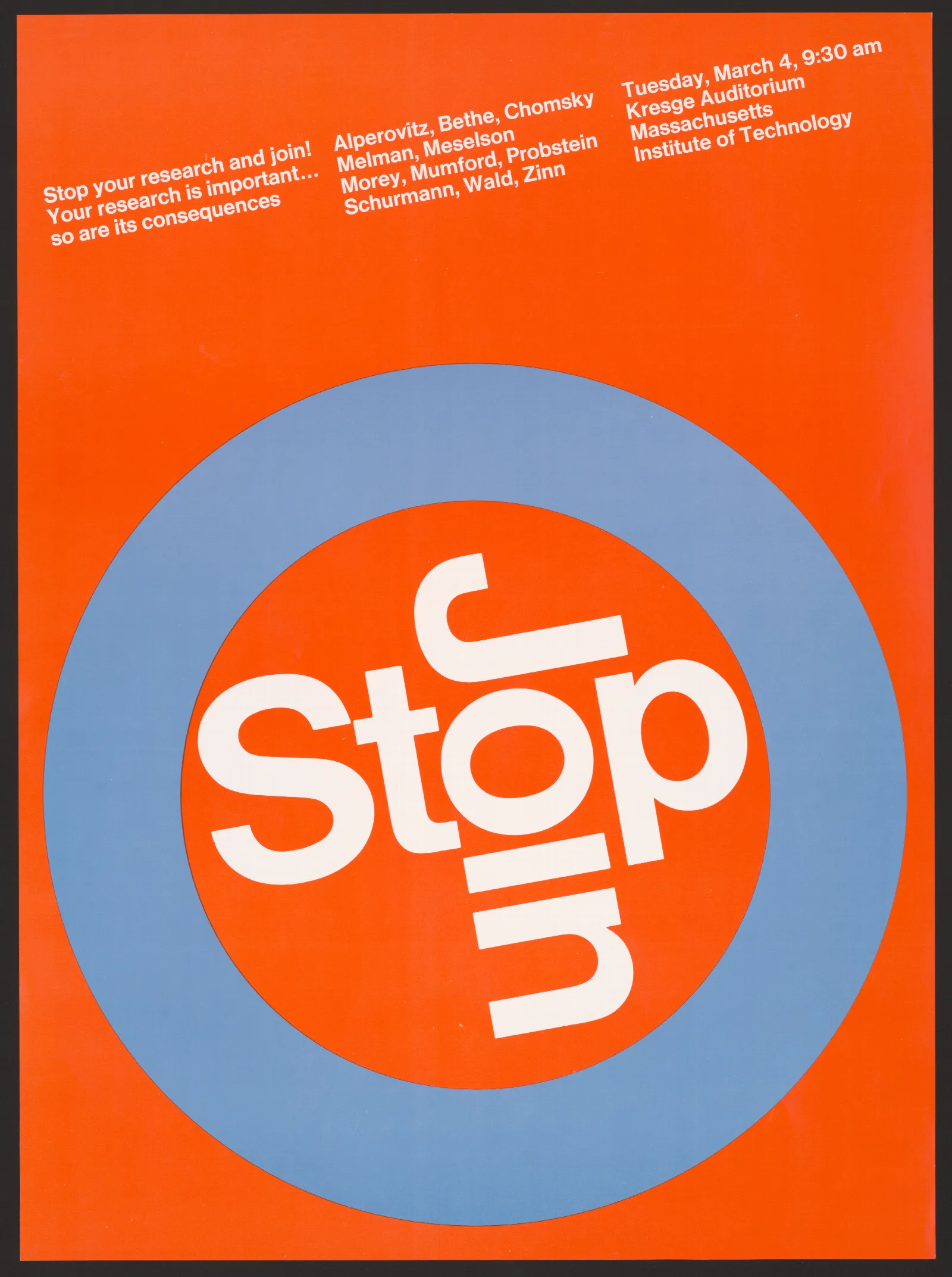 Stop Join Wall Art by Dietmar Winkler - Canvas Print