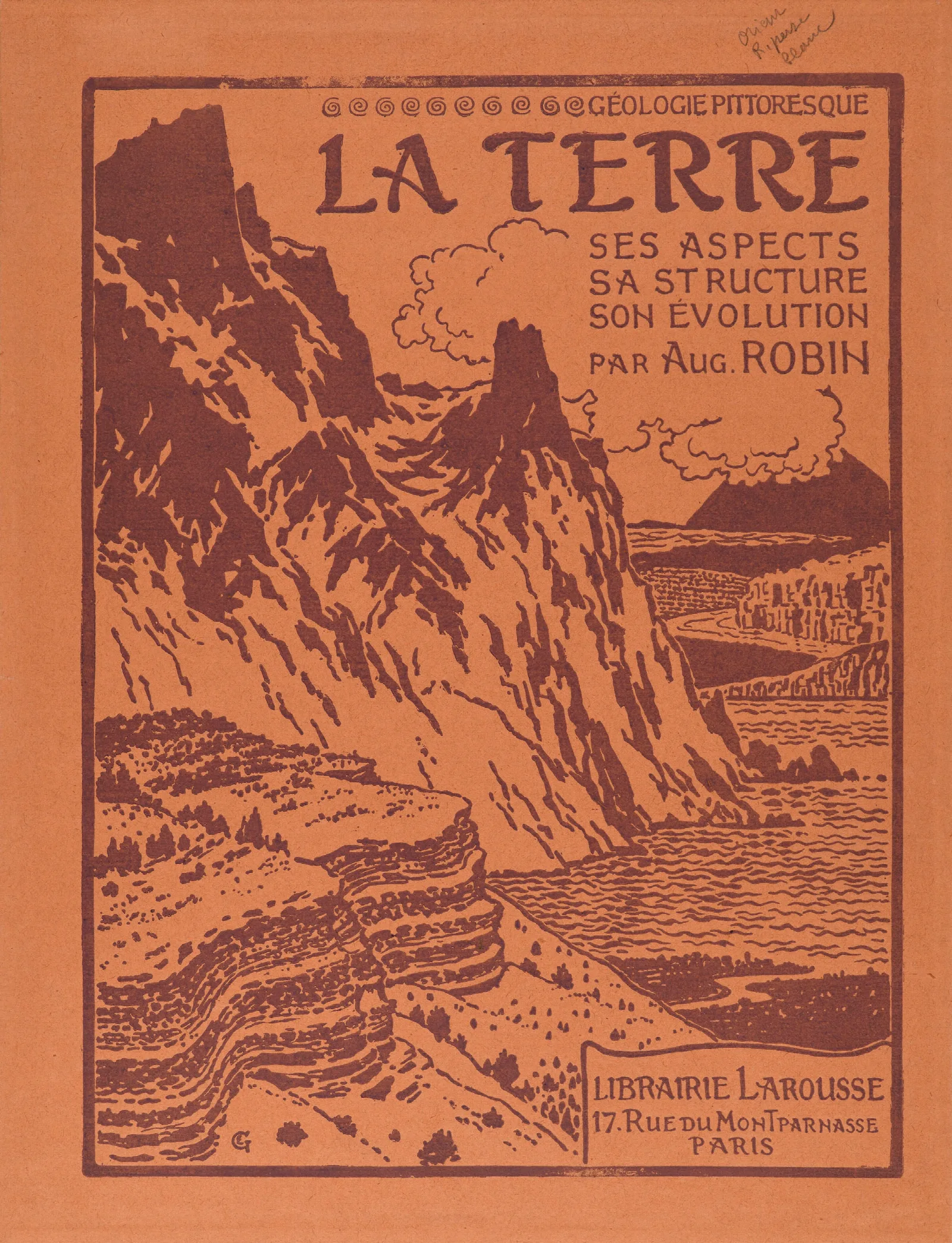 La Terre Ses Aspects Sa Structure Son Evolution Par Auguste Robin Wall Art by Eugène Grasset - Canvas Print