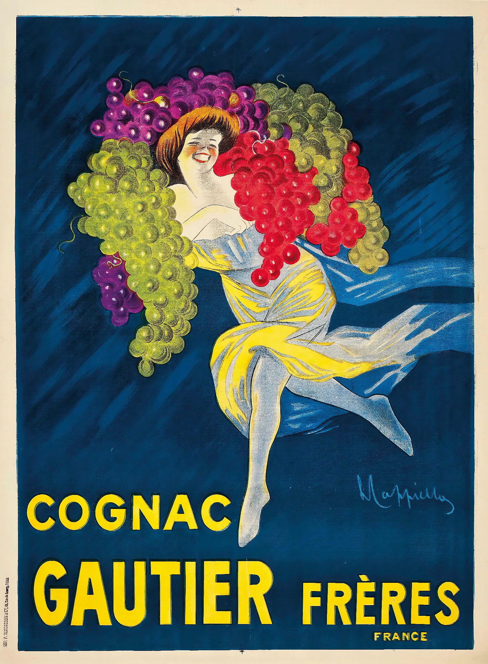Cognac Gautier Freres Wall Art by Leonetto Cappiello - Canvas Print