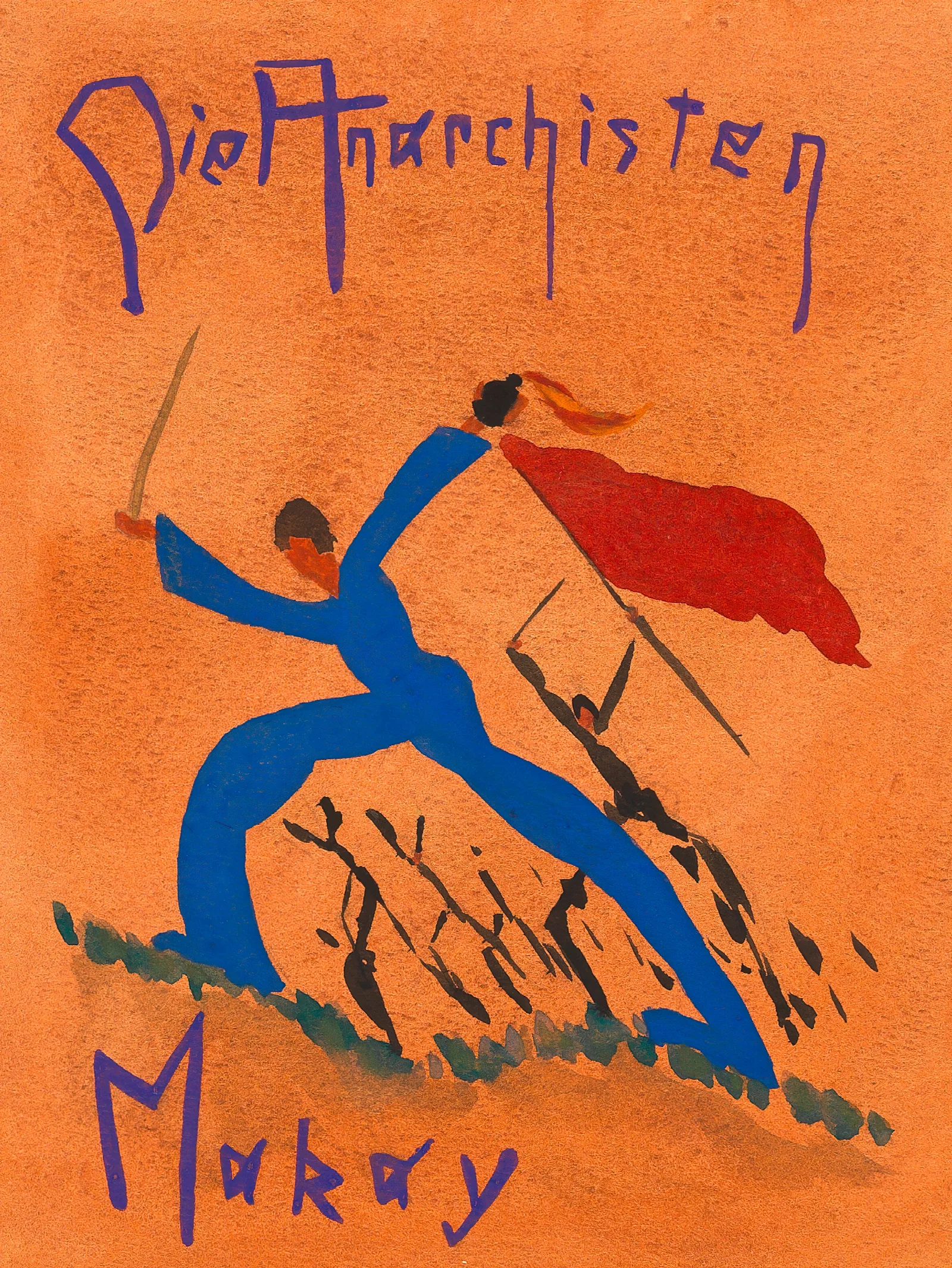 Die Anarchisten Makay Wall Art by Karl Wiener - Canvas Print