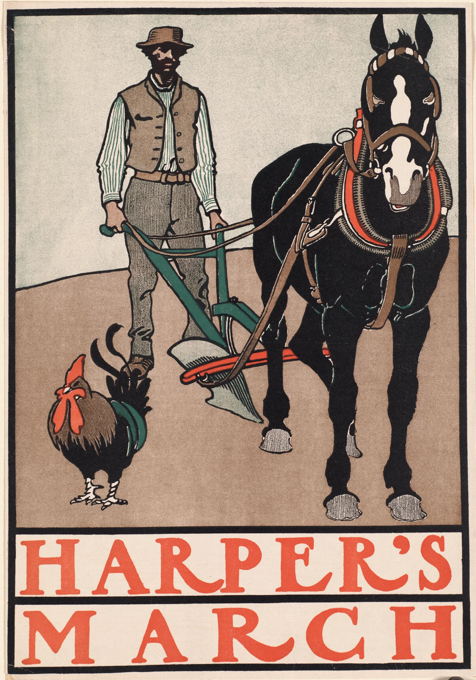 Harpers March 4 Wall Art by Edward Penfield - Canvas Print