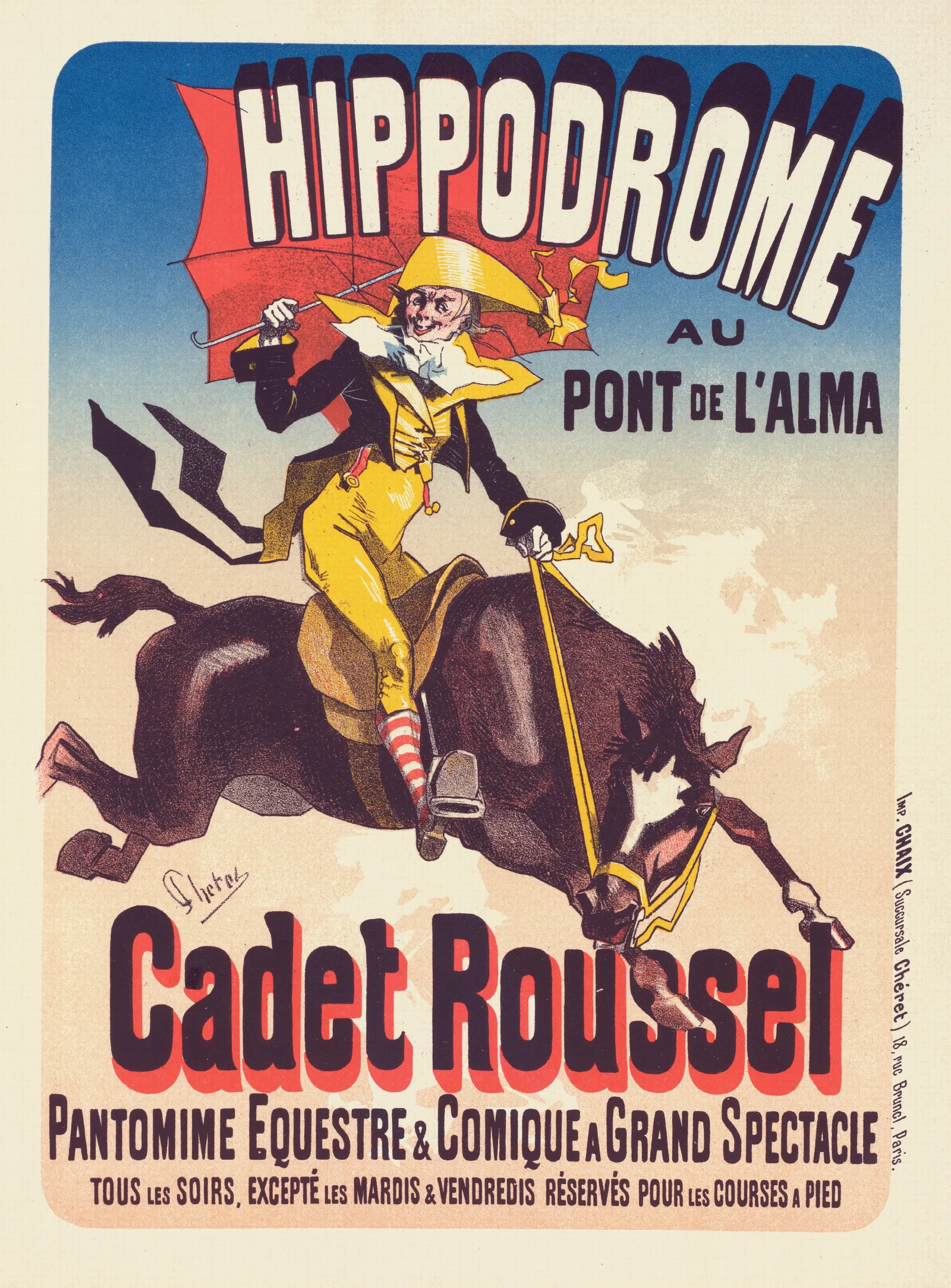 Cadet Roussel Wall Art by Jules Chéret - Canvas Print