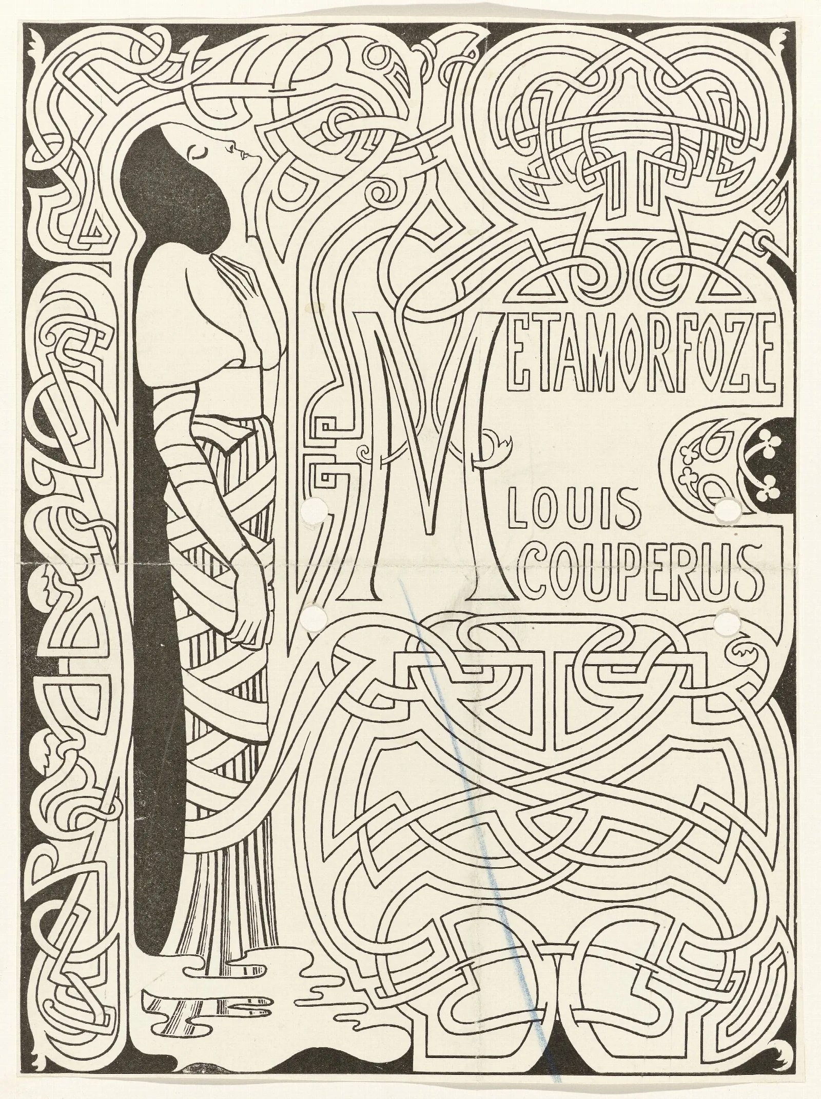 Boekband Metamorfoze Wall Art by Jan Toorop - Canvas Print