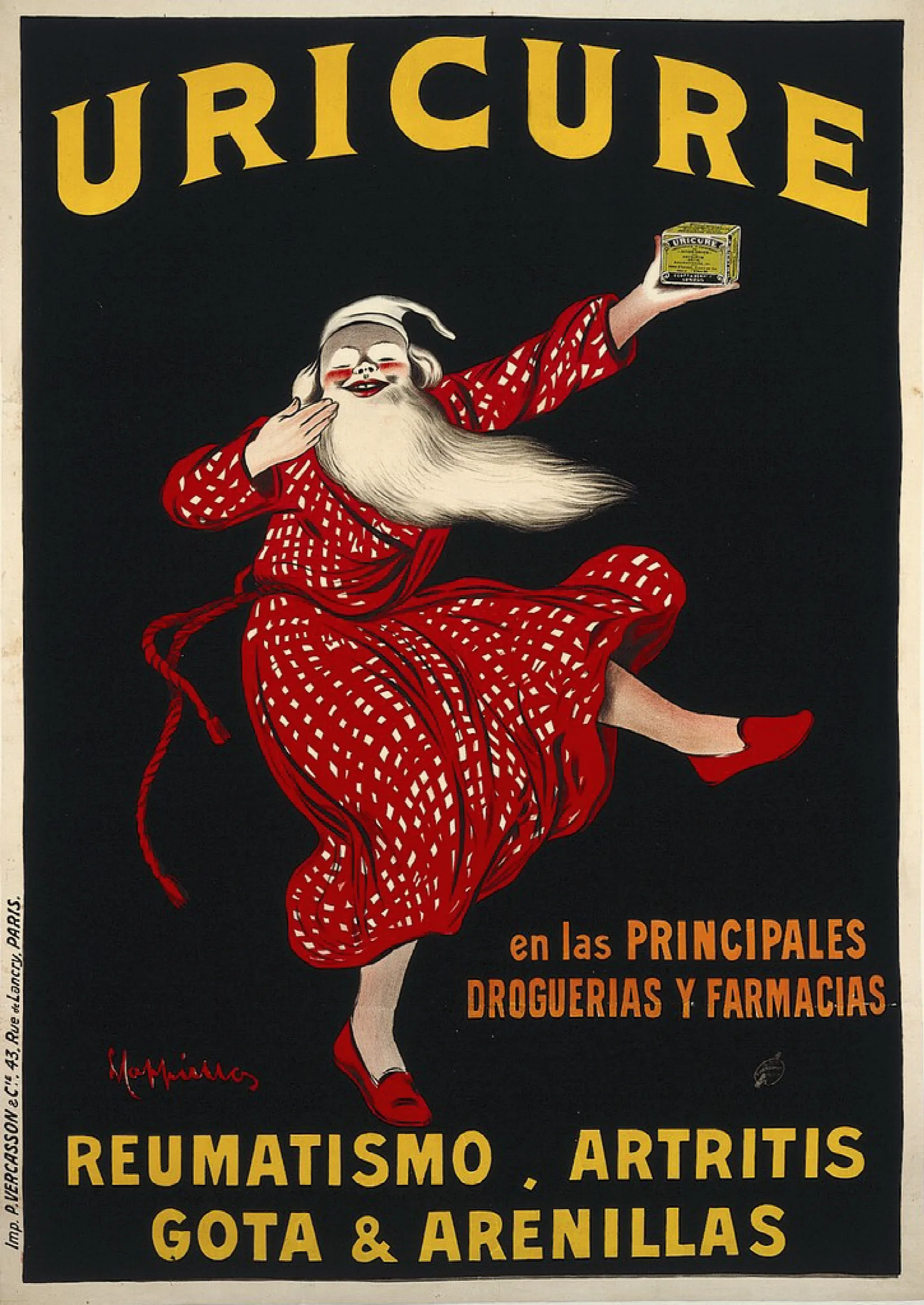 Uricure Wall Art by Leonetto Cappiello - Canvas Print