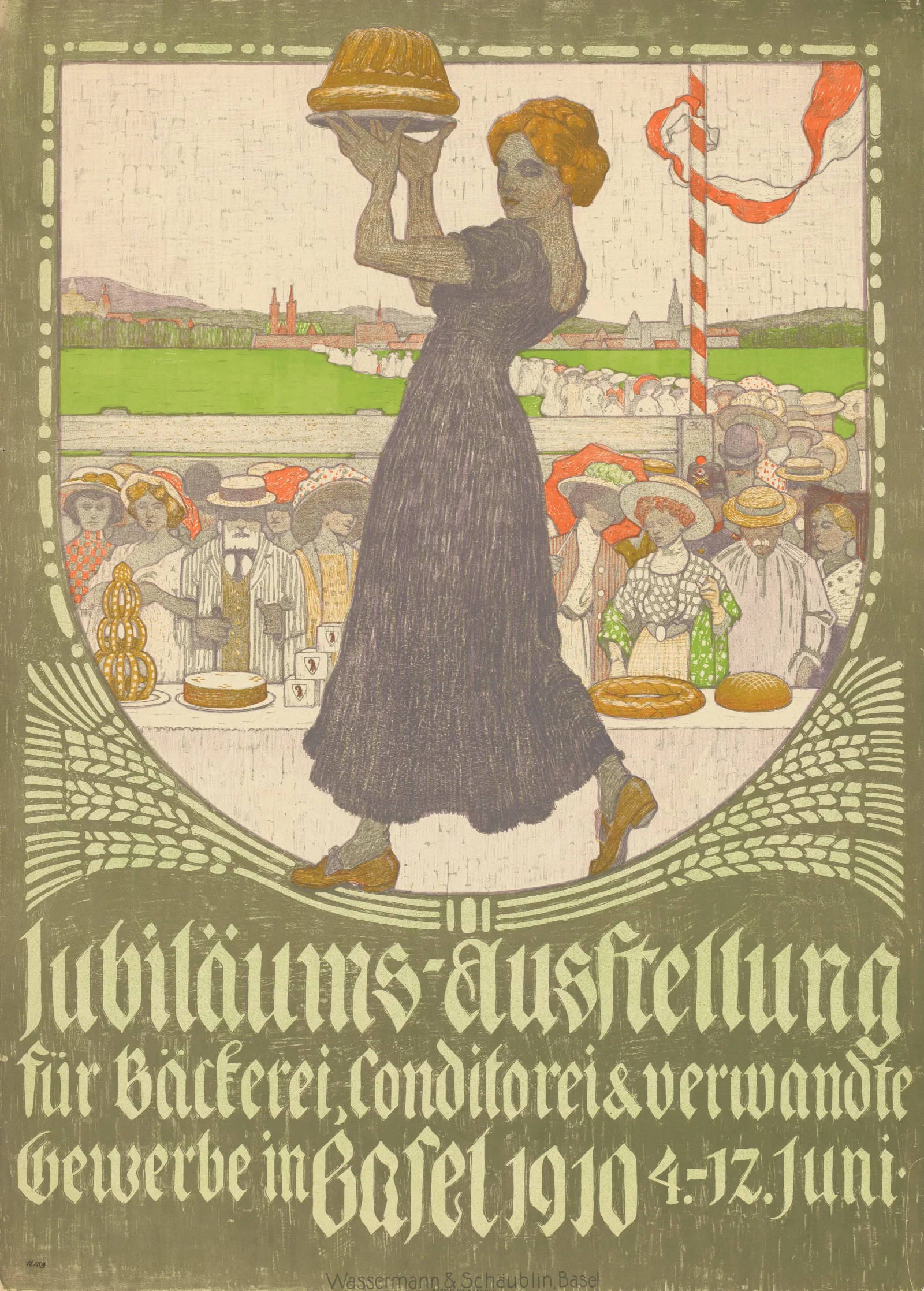 Jubilaums Ausstellung Backerei Konditorei Und Verwandte Gewerbe Wall Art by Burkhard Mangold - Canvas Print