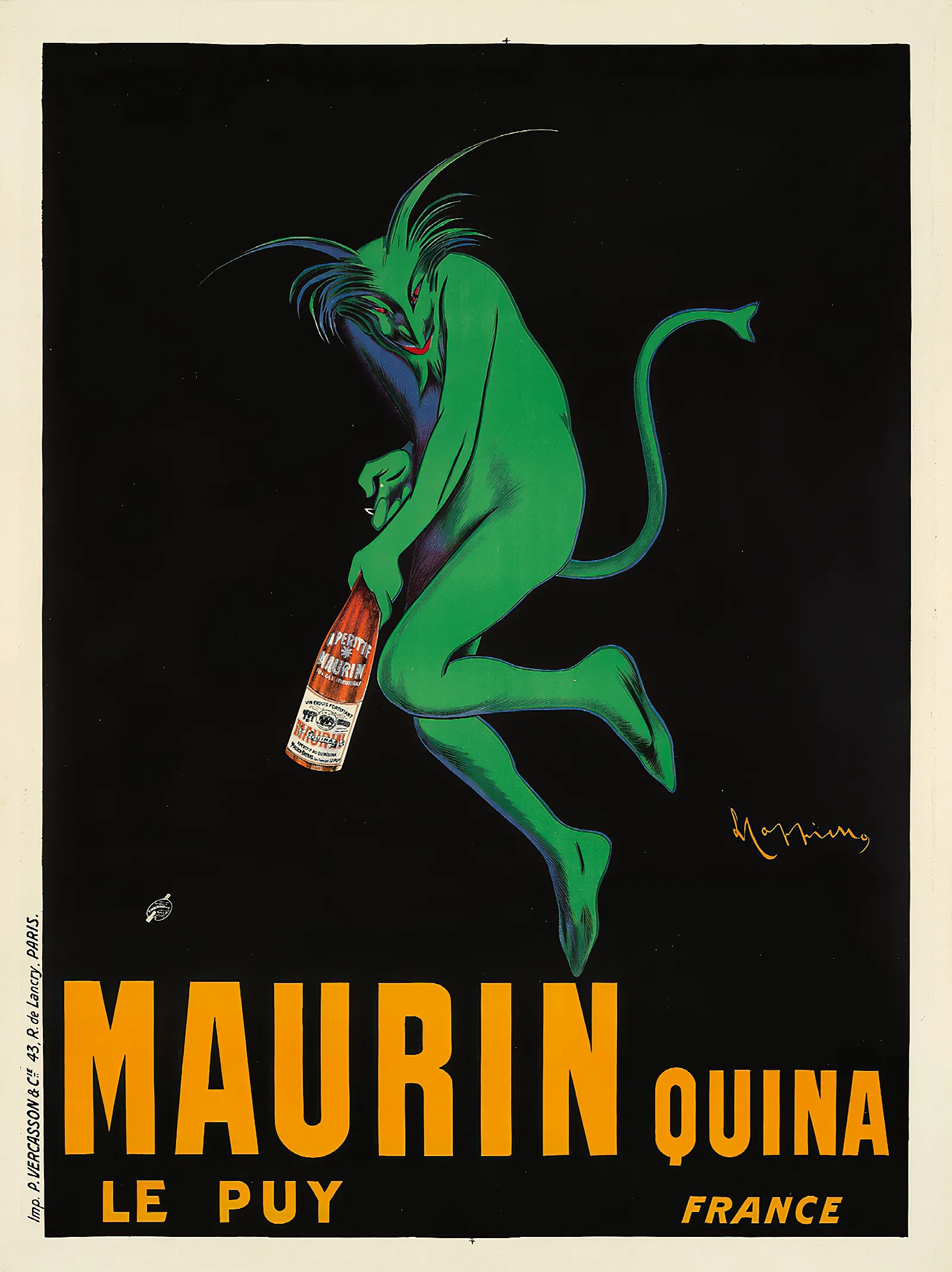 Maurin Quina Wall Art by Leonetto Cappiello - Canvas Print