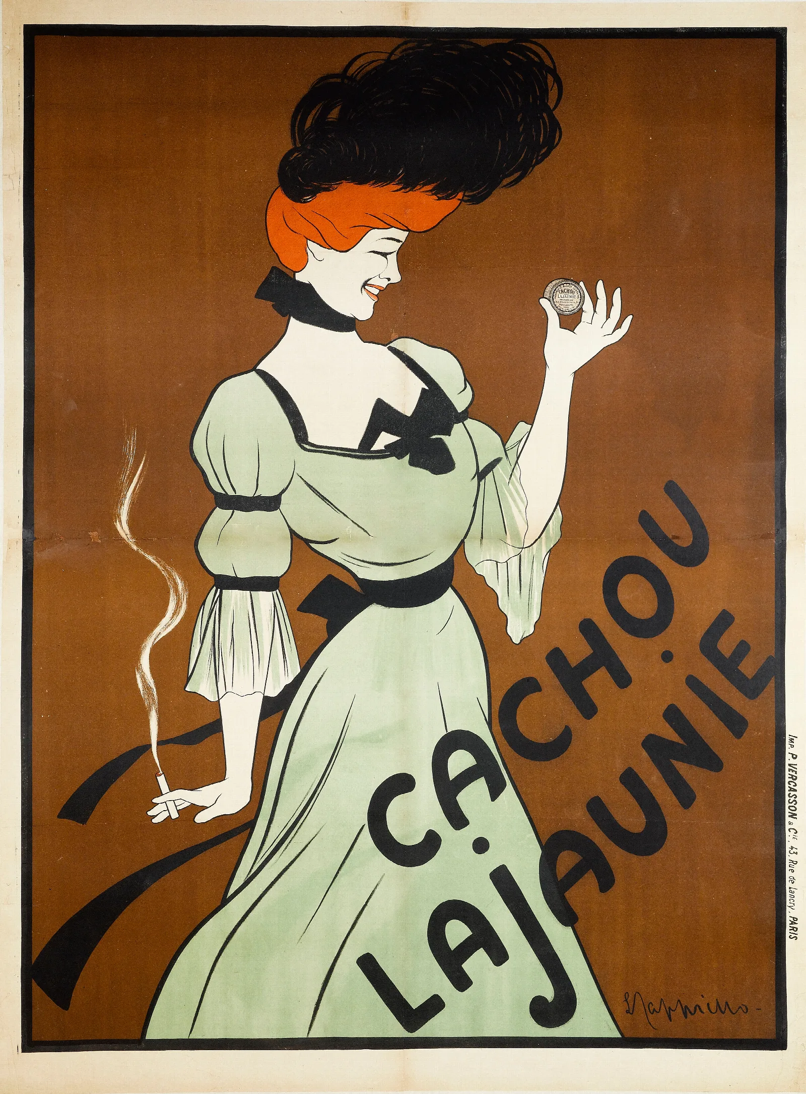 Cachou Lajaunie 2 Wall Art by Leonetto Cappiello - Canvas Print