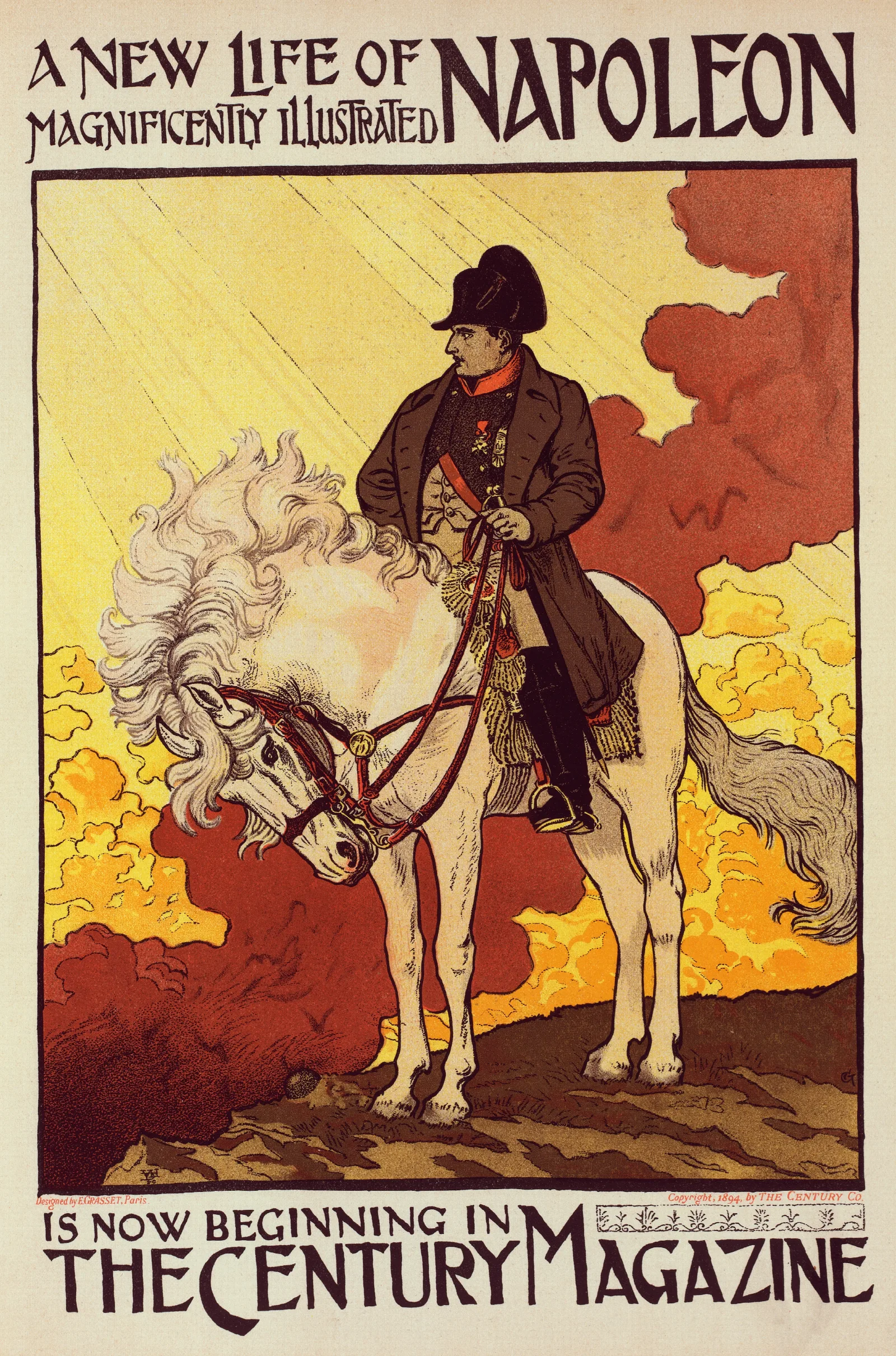 Napoleon Wall Art by Eugène Grasset - Canvas Print