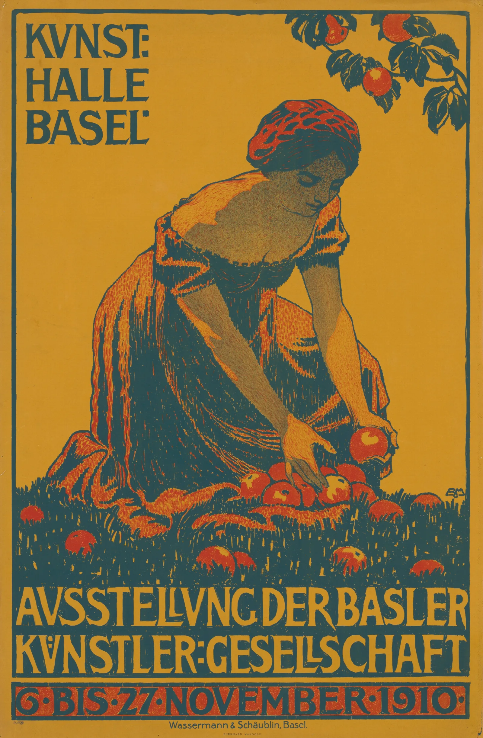 Kunsthalle Basel Ausstellung Der Basler Kunstler Gesellschaft 2 Wall Art by Burkhard Mangold - Canvas Print