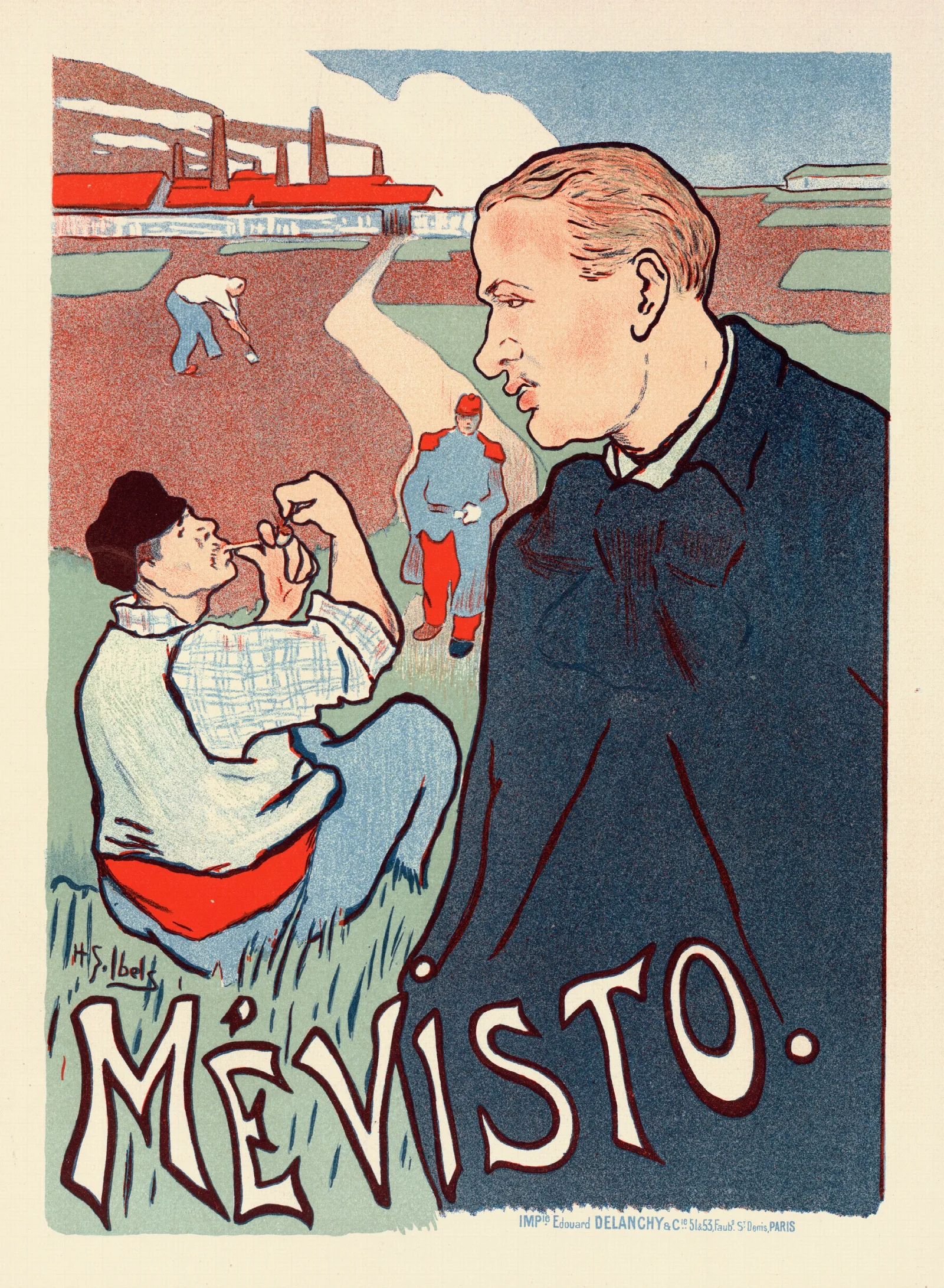 Mevisto 2 Wall Art by Henri-Gabriel Ibels - Canvas Print