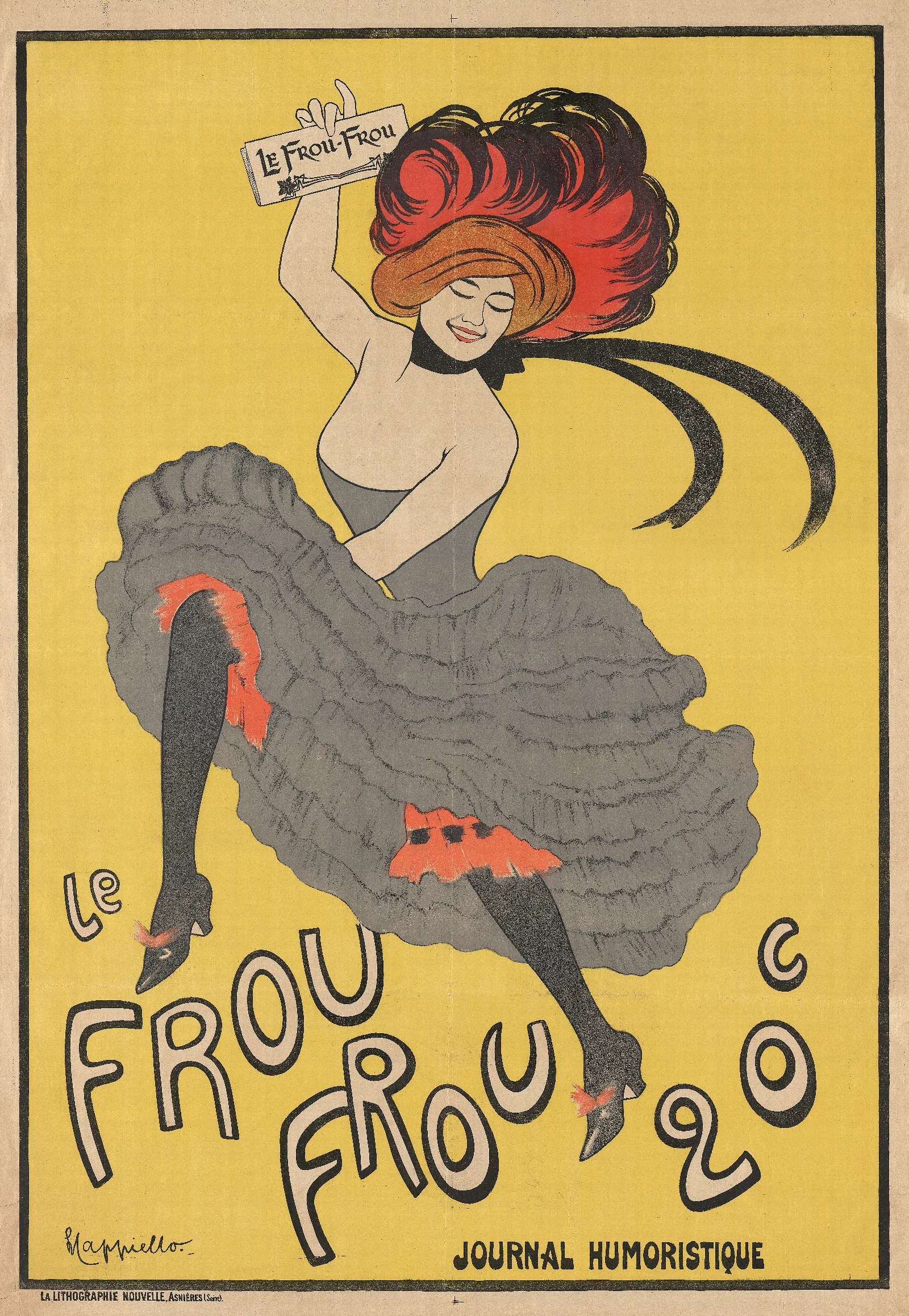 Le Frou Frou Wall Art by Leonetto Cappiello - Canvas Print
