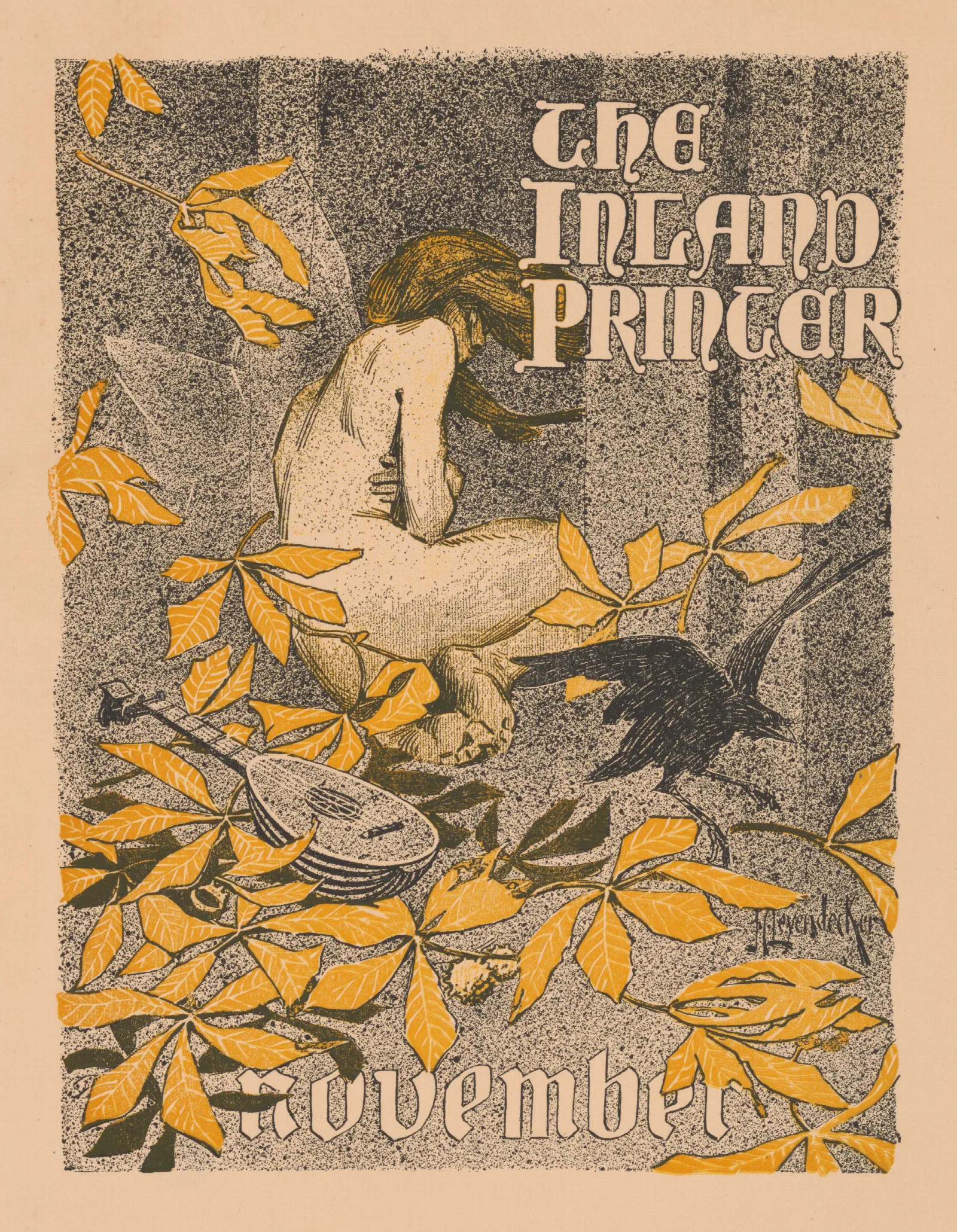 The Inland Printer November by Joseph Christian Leyendecker - Canvas Print