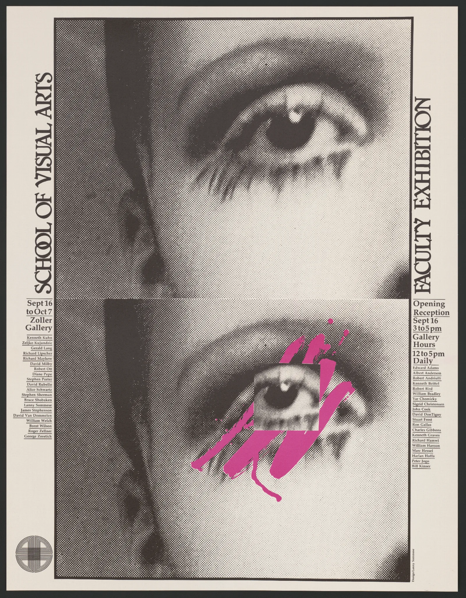 School Of Visual Arts Faculty Exhibition Wall Art by Lanny Sommese - Canvas Print