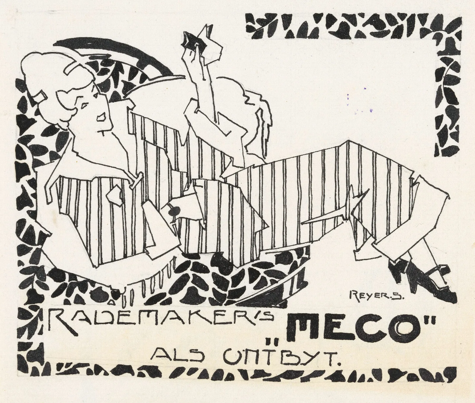 Ontwerp Voor Reclame Voor Rademakers Meco Wall Art by Reijer Stolk - Canvas Print