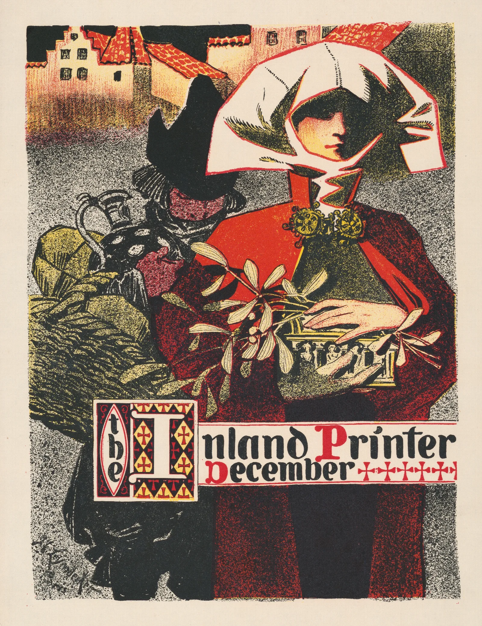Inland Printer December by Joseph Christian Leyendecker - Canvas Print