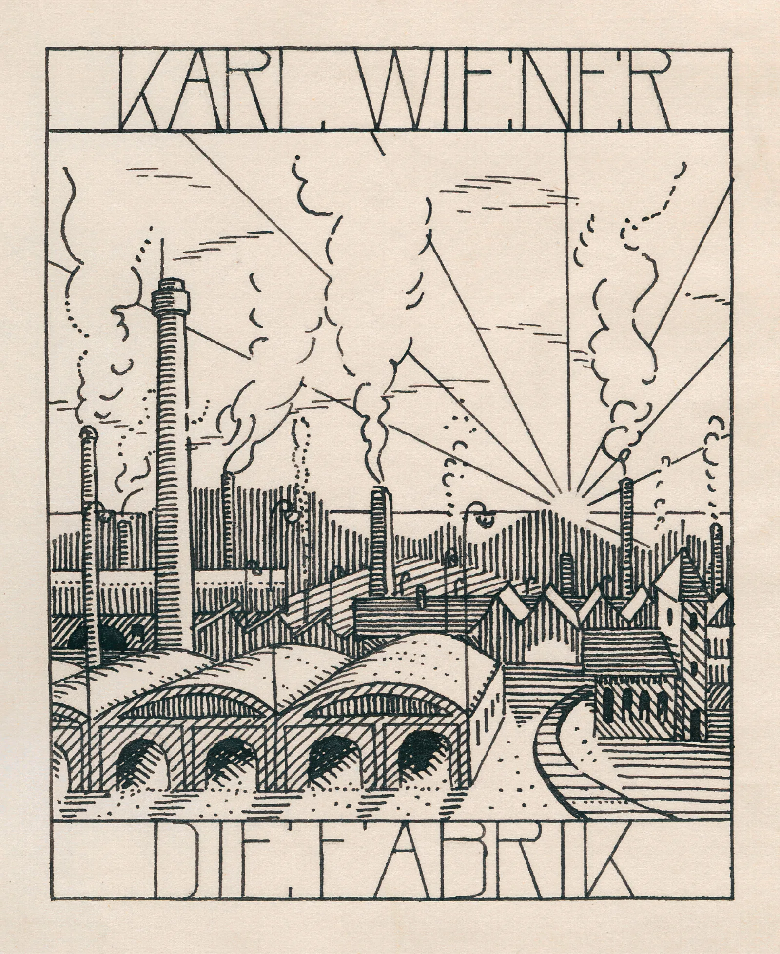 Die Fabrik Wall Art by Karl Wiener - Canvas Print