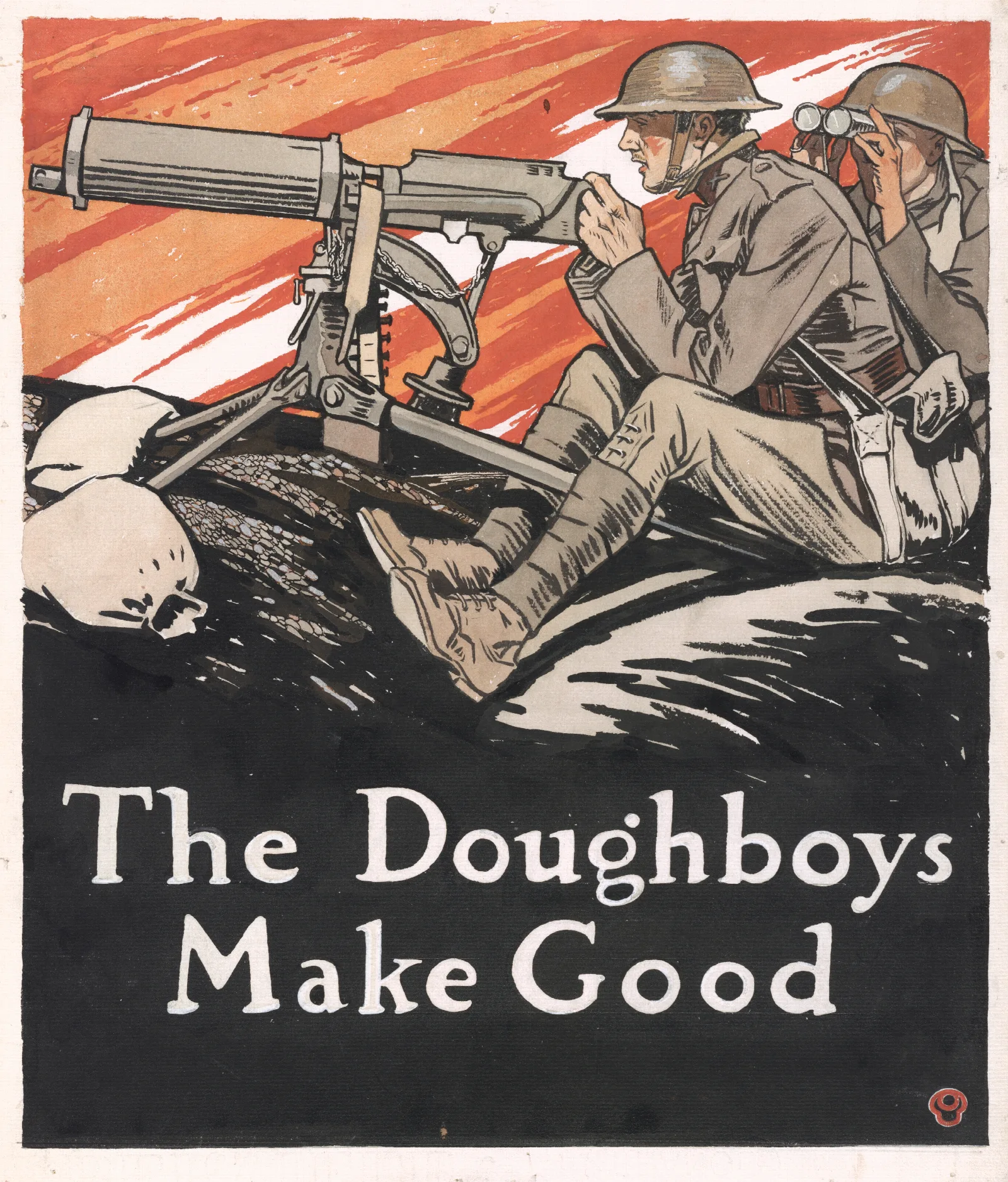 The Doughboys Make Good Wall Art by Edward Penfield - Canvas Print