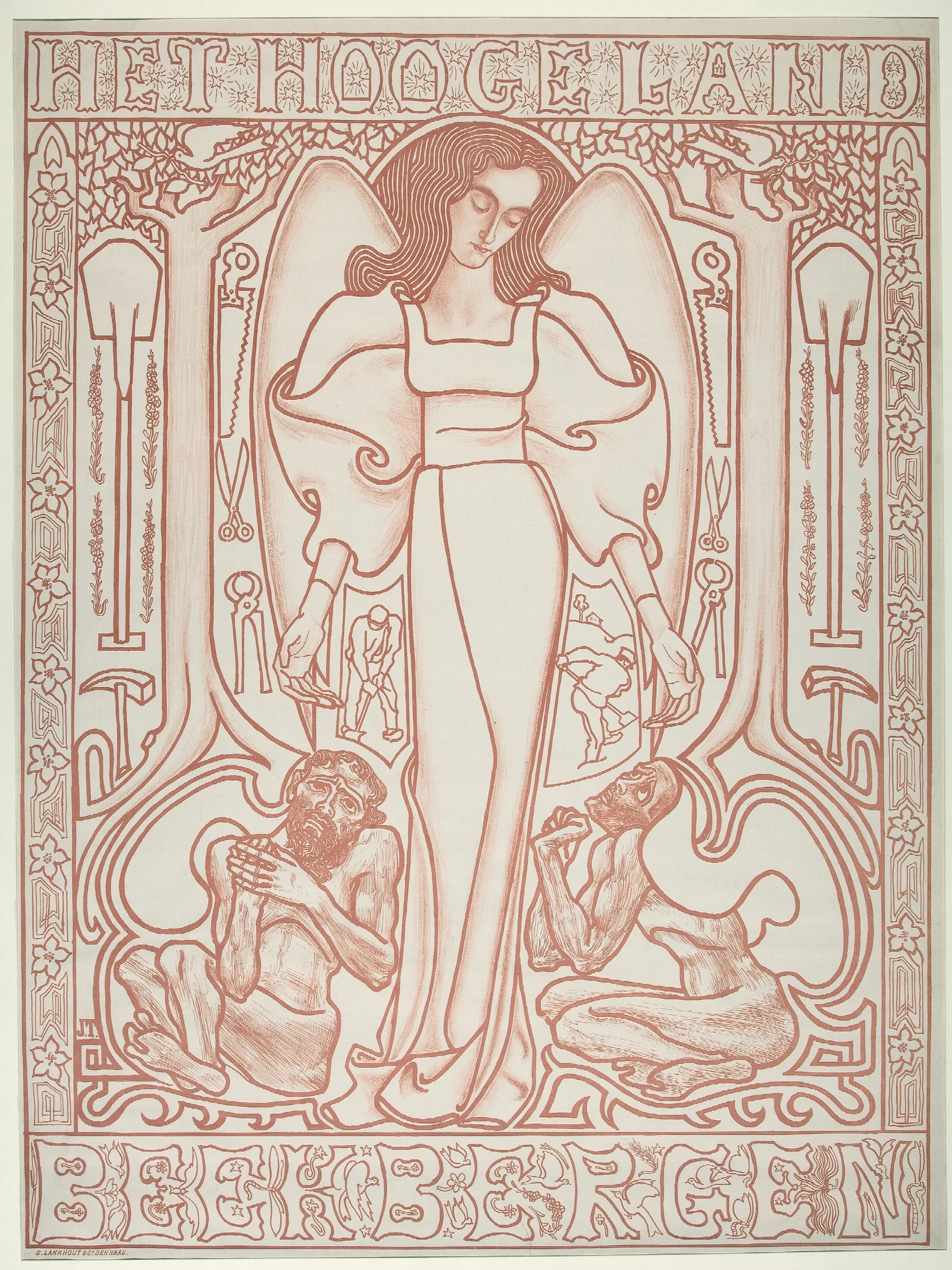 Het Hooge Land Beekbergen 2 Wall Art by Jan Toorop - Canvas Print