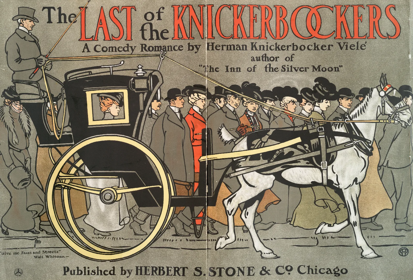 The Last Of The Knickerbockers Wall Art by Edward Penfield - Canvas Print
