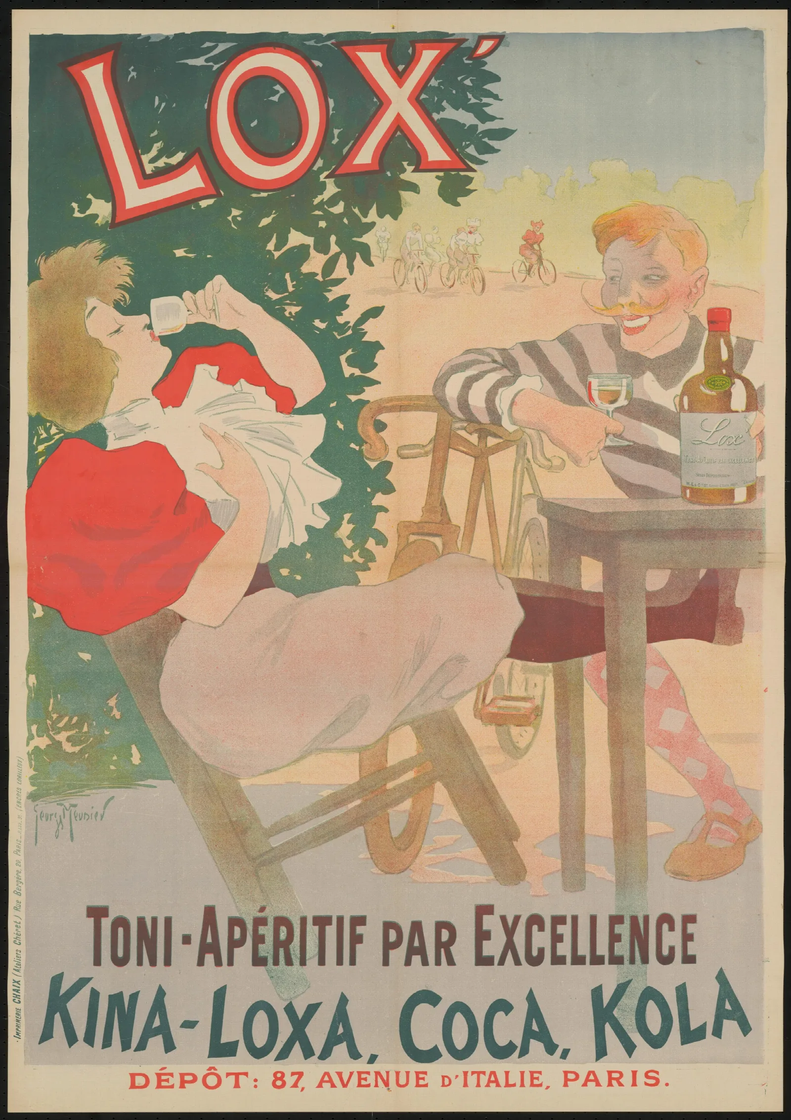 Lox Toni Aperitif Par Excellence Wall Art by Georges Meunier - Canvas Print